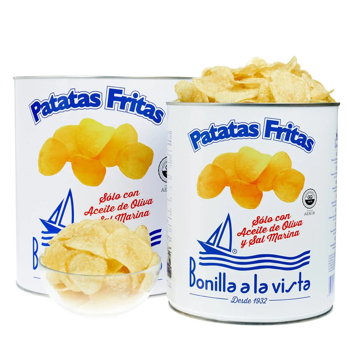 Bonilla a la Vista Chips im Sortiment bei Maritime Zeitkapseln