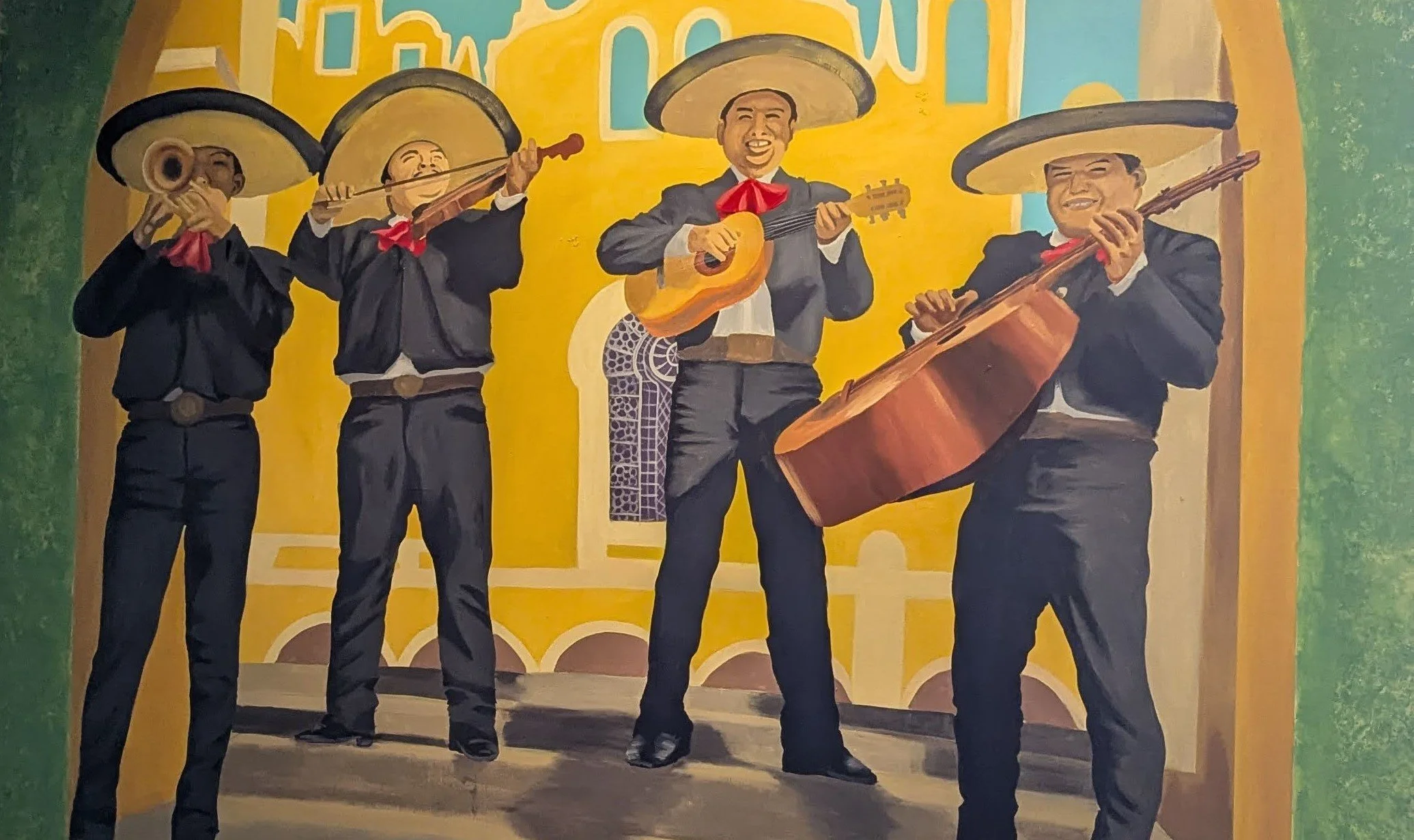 "The Mexican Post" Restaurant Murals