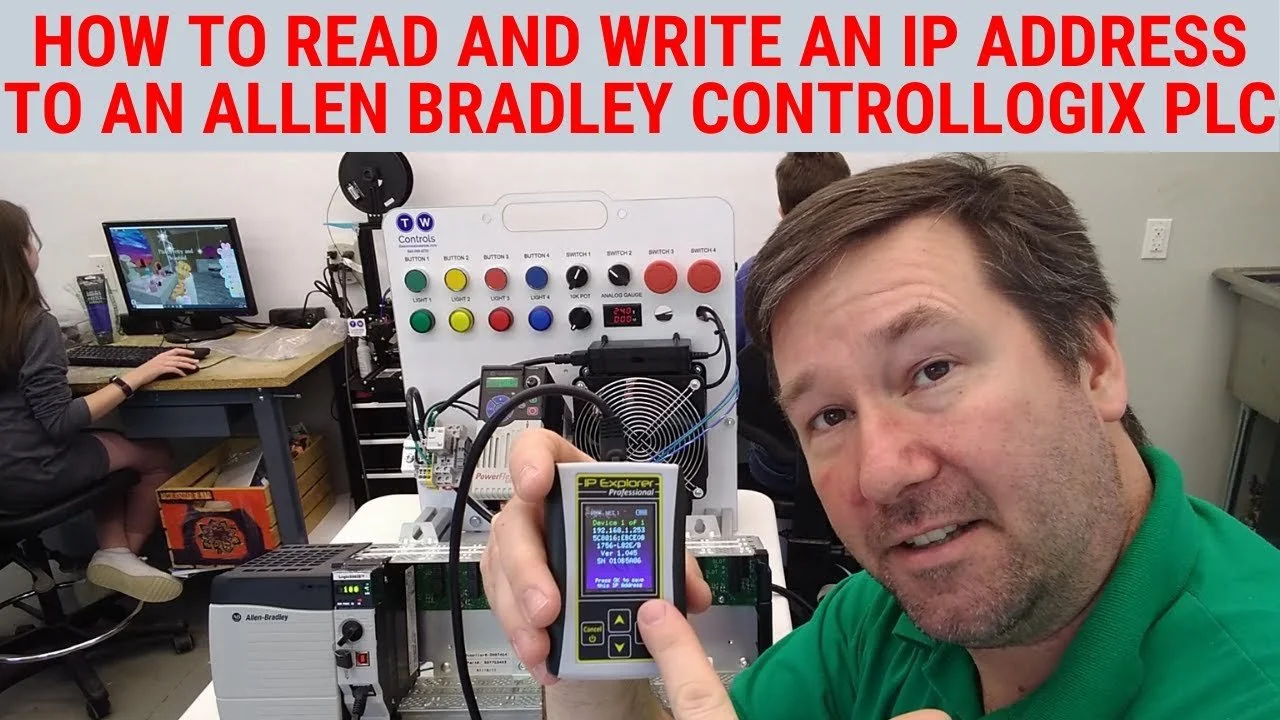 Reading And Writing An IP Address To An Allen Bradley Controllogix PLC