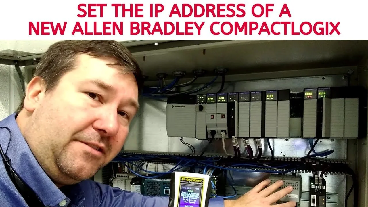 How To Assign An IP Address To An Allen Bradley Compaclogix PLC Using The PLC Tools SIM-IPE
