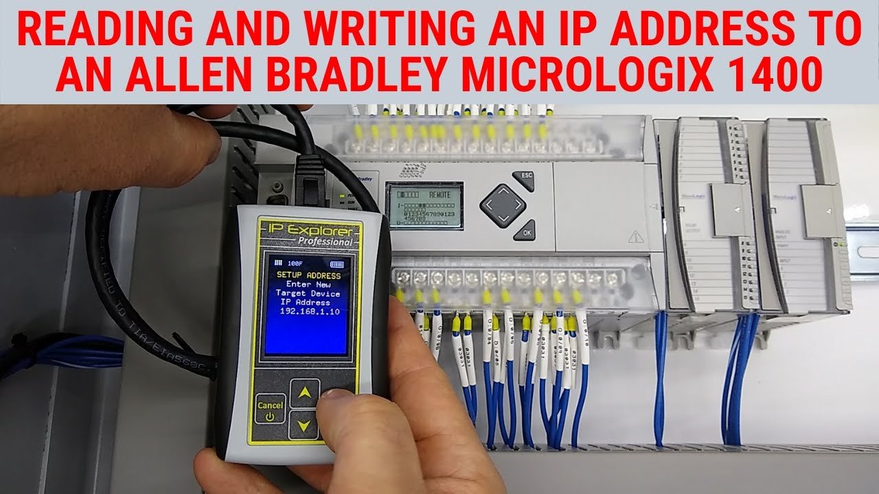 Reading And Writing An IP Address To An Allen Bradley Micrologix 1400 PLC With The PLC Tools SIM-IPE