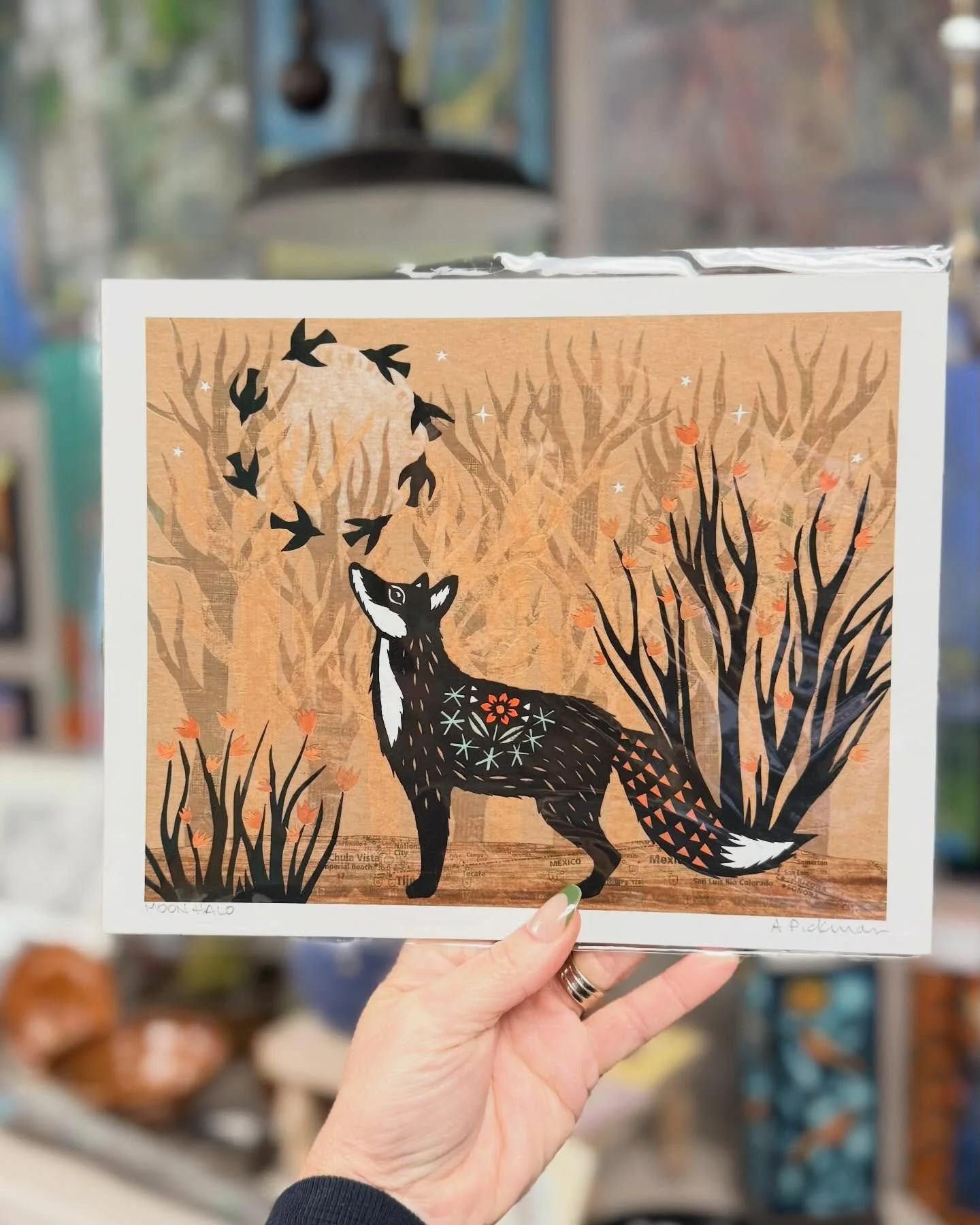 PRINTS. PRINTS. PRINTS! They support artists just as much as buying an original work of art. And they&rsquo;re less costly. Win-Win 🎖️