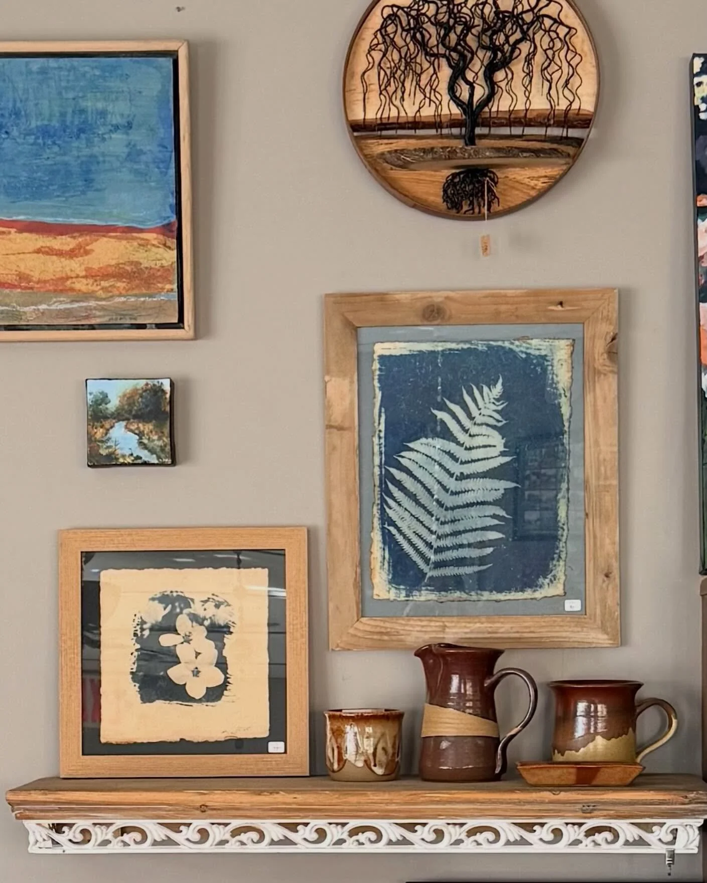 Take nature, sunlight, beautiful paper, and a talented artist who knows how to pull it all together, and you get these beautiful cyanotypes. A nature-lover&rsquo;s dream. Calm and mysterious in the best way possible. @sullycreated has mastered the ar