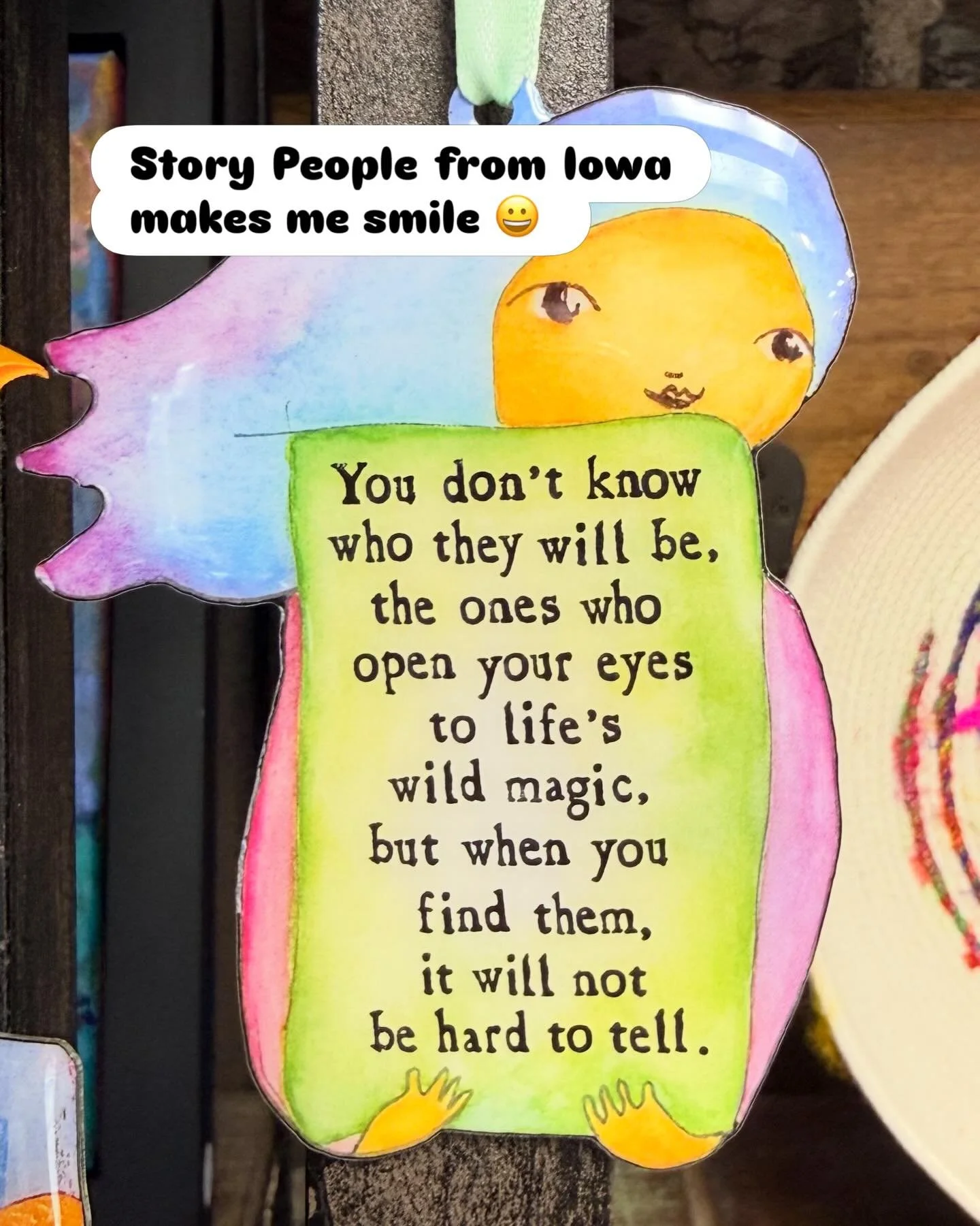 @storypeople are here, and they&rsquo;re from Iowa! Oh how I LOVE LOVE LOOOOVE THEIR ART AND WORDS! 💜💙