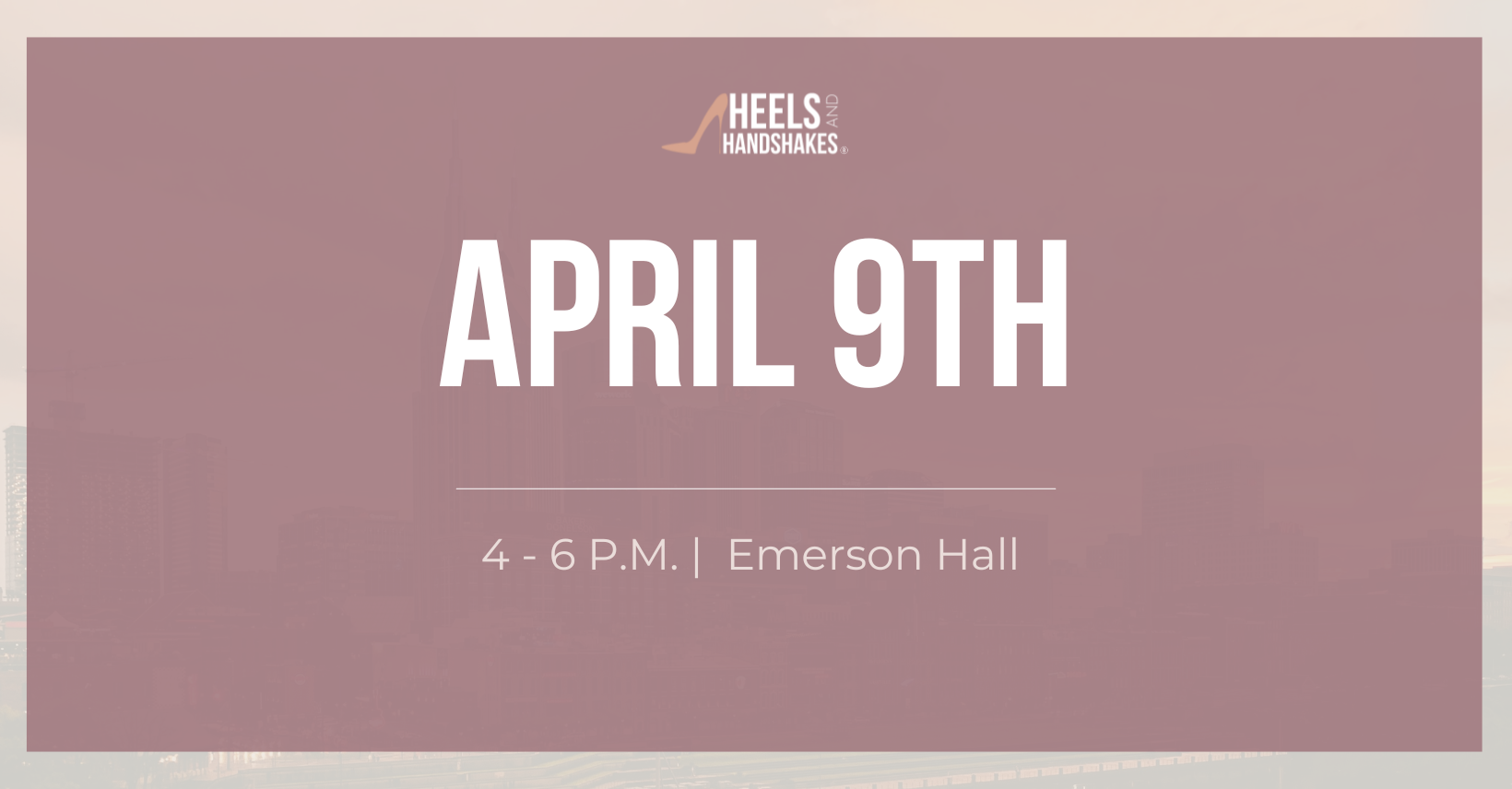 Nashville | April Meeting Emerson Hall
