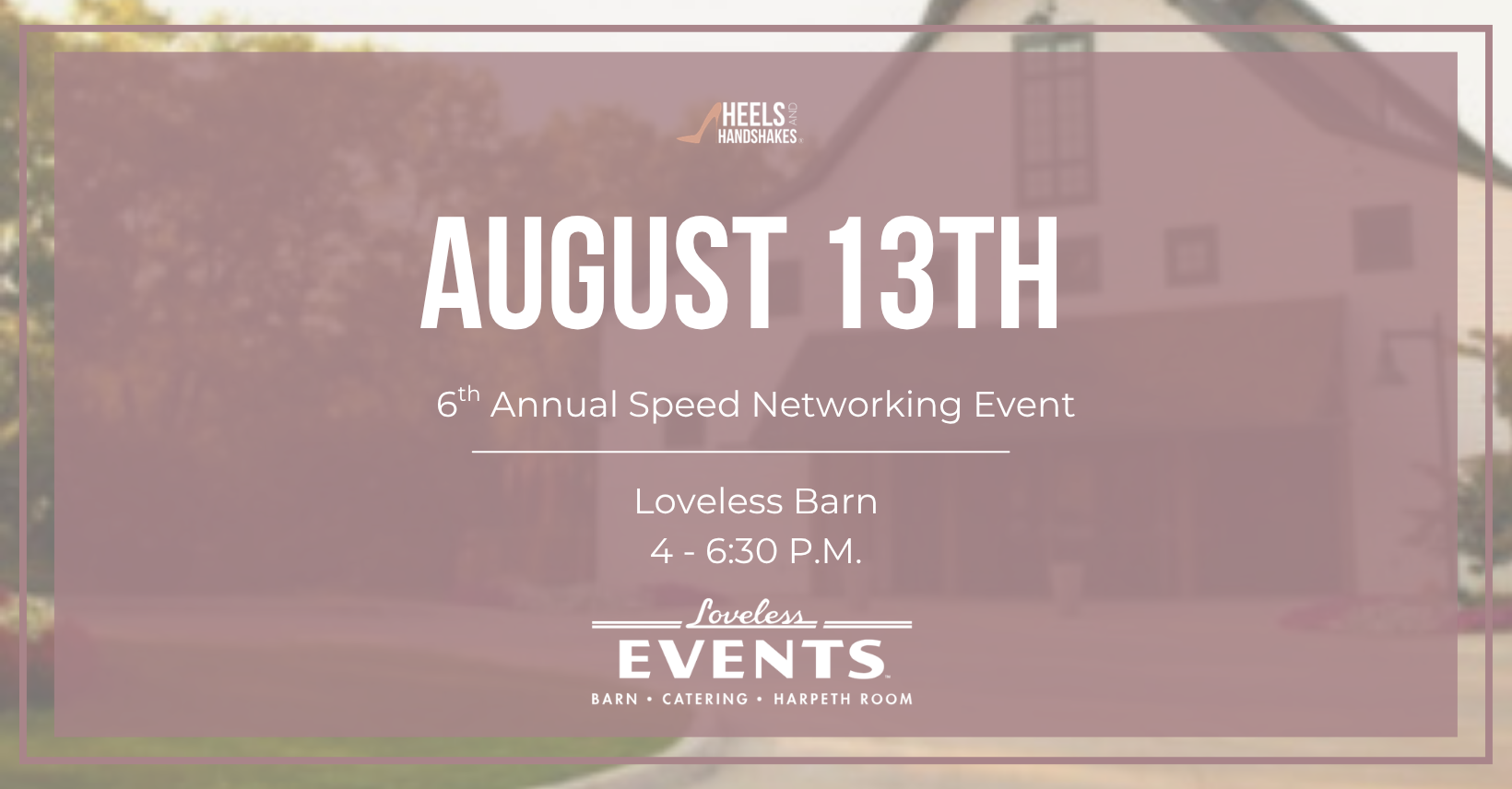 In Person | 6th Annual Speed Networking Event
