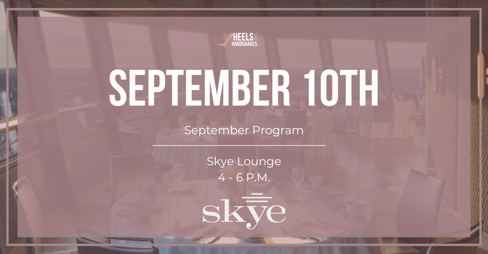 In Person | September 10th Program