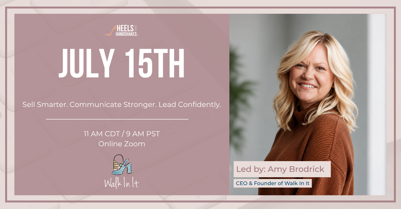 Online | Q3 Up Your Game Workshop with Amy Brodrick