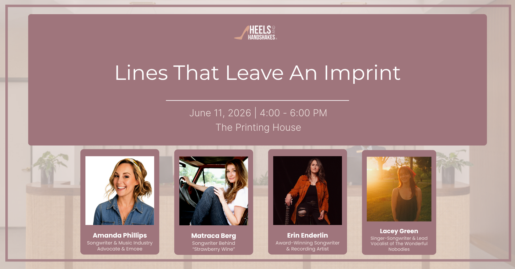 In Person | June 11th Program