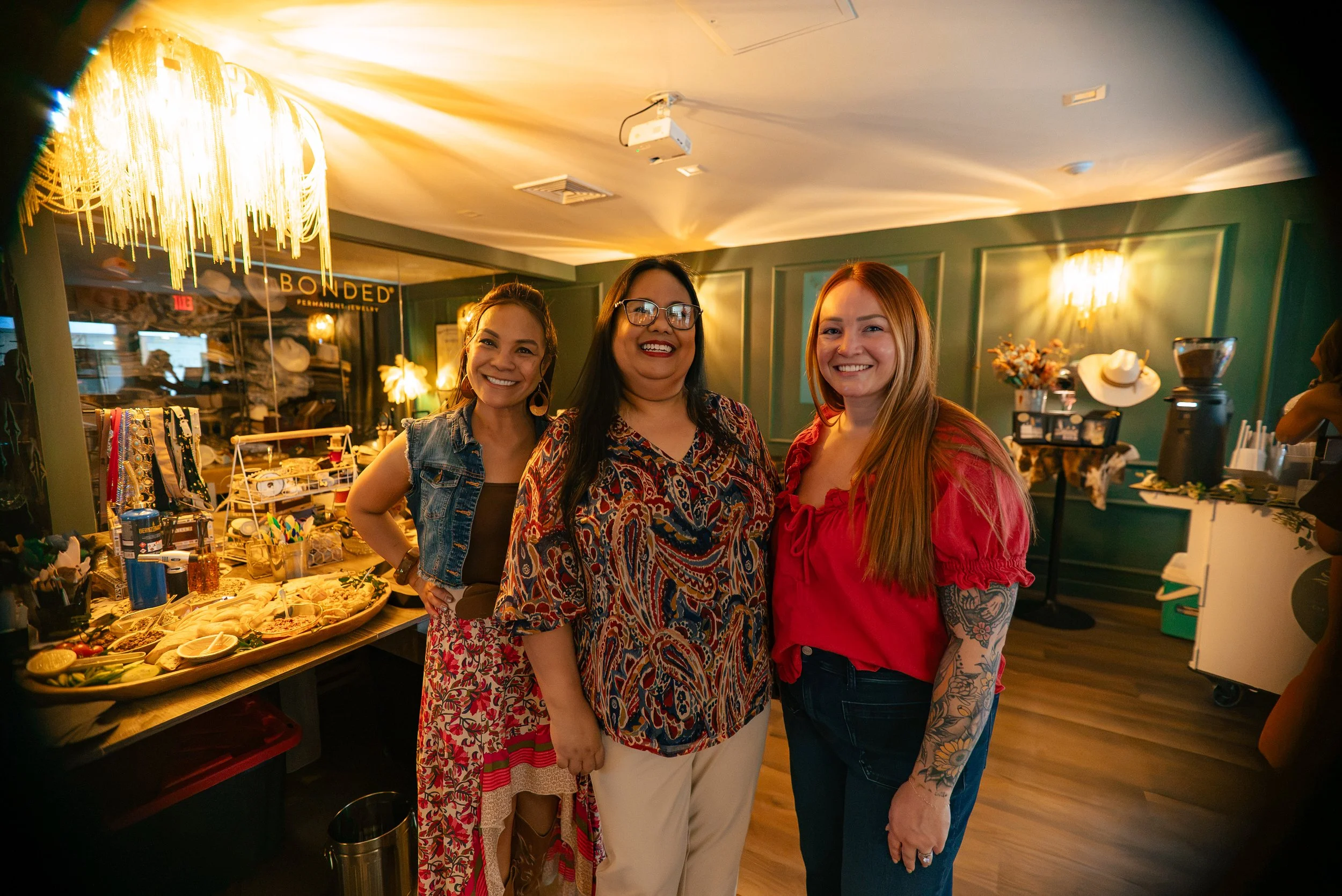 Heels & Handshakes members connect at a Nashville women’s networking event at Hamilton Hat Lounge