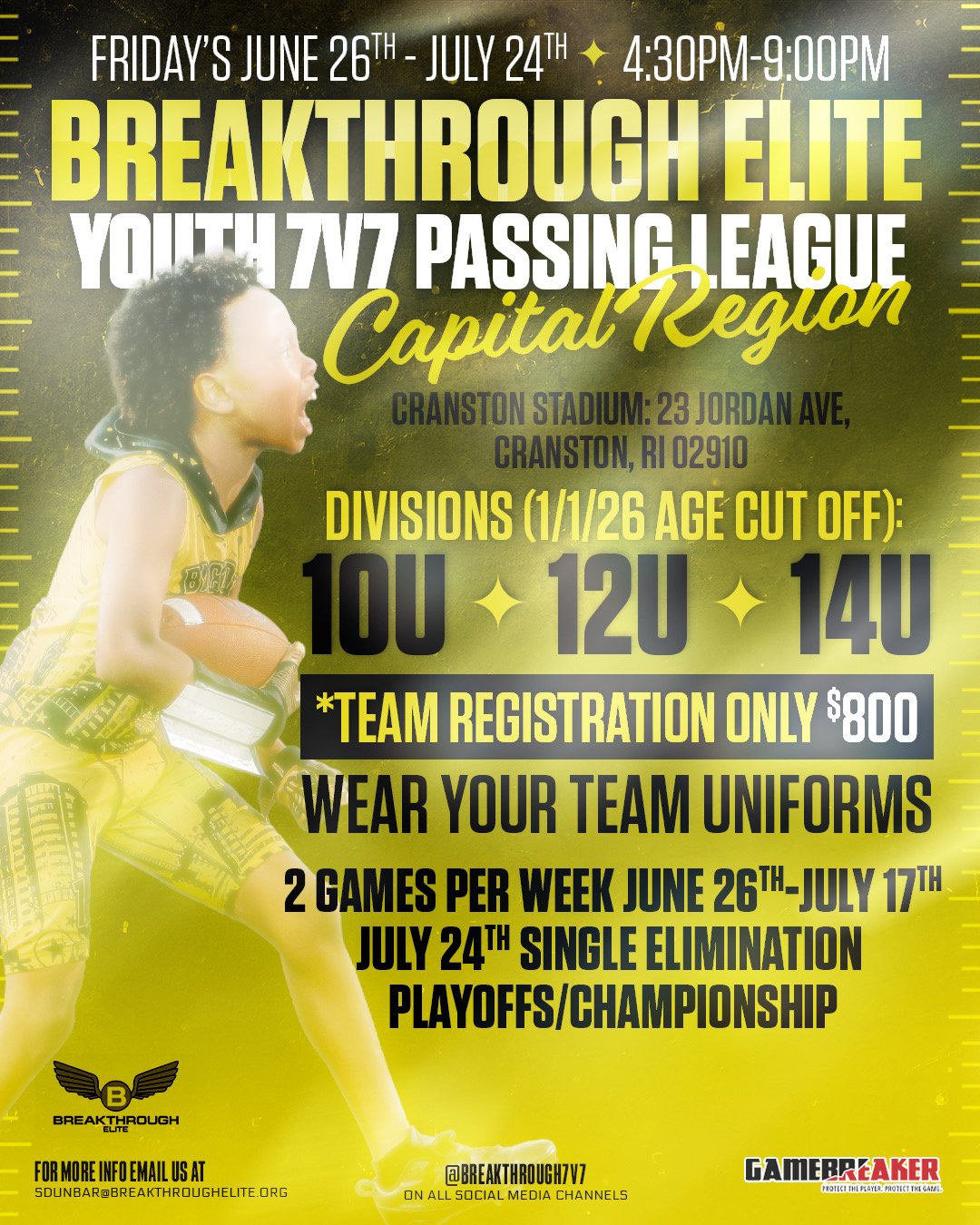 10U 7v7 League — Capital Region