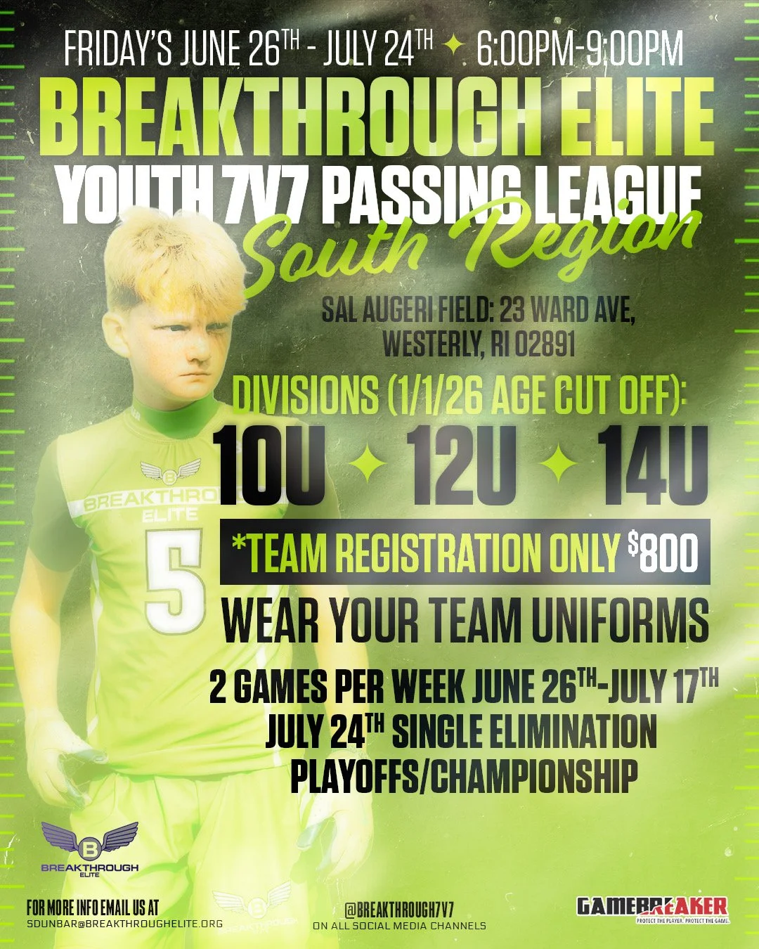 14U 7v7 League — South Region