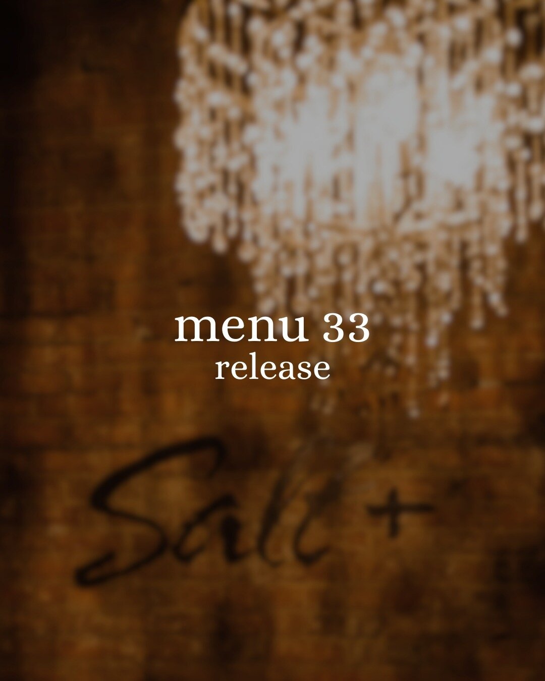 Good Morning. Today is the day. Menu 33 is LIVE 👏⁠
.⁠
+ Swipe to see what chef @jmvedaa has in store for our new menu, what our staff has for cocktails + @allisonstavnicky wine list. ⁠
+ We're pretty sure that this menu is going to be one of your fa