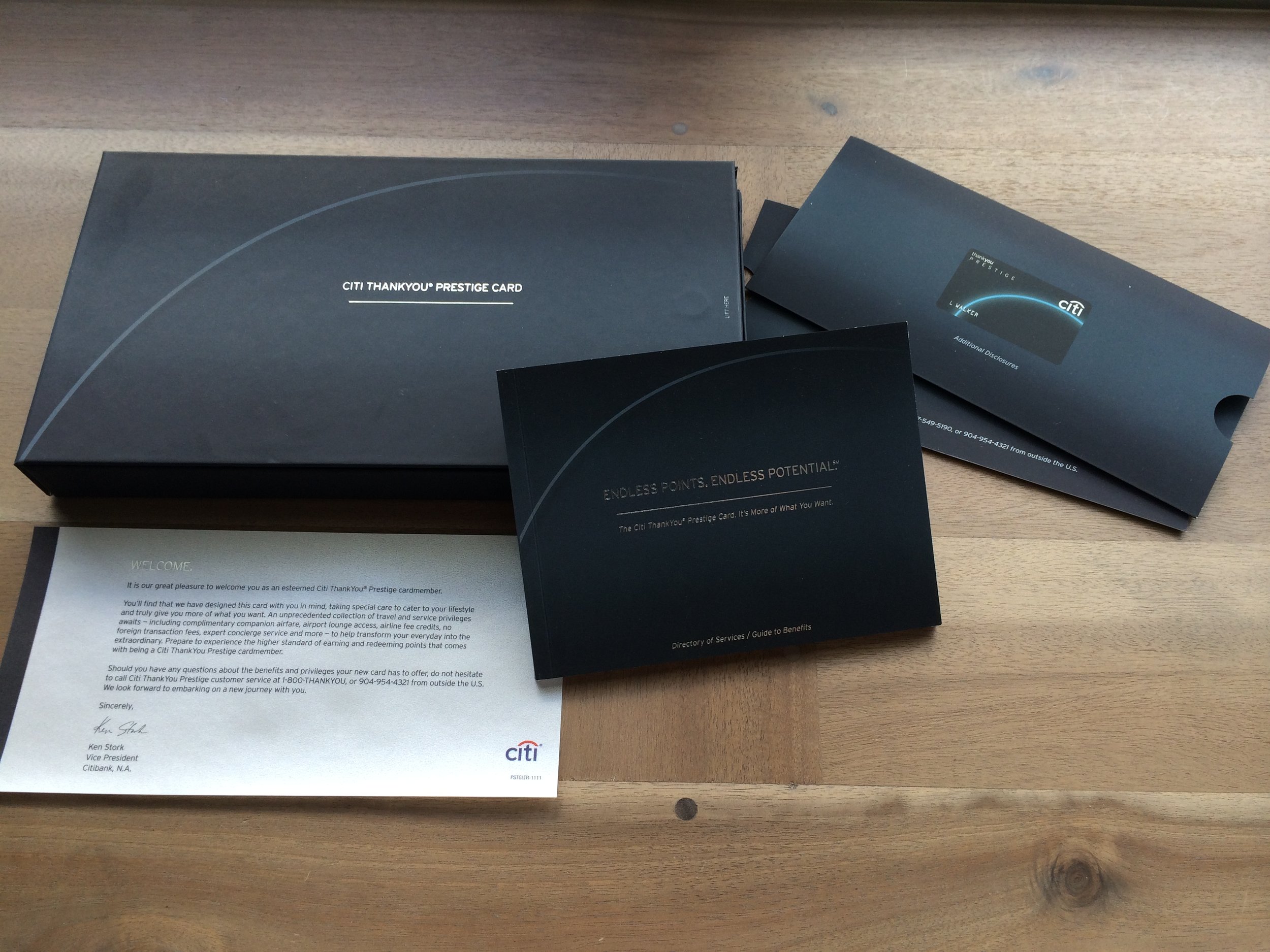 Contents of full welcome package