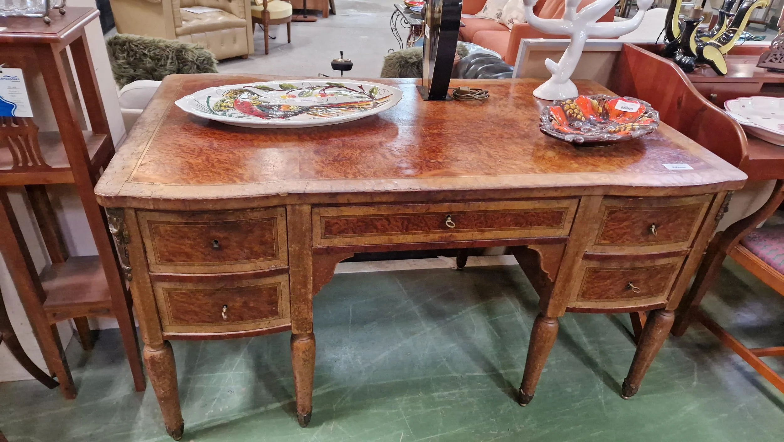 Bureau placage loupe - 180€