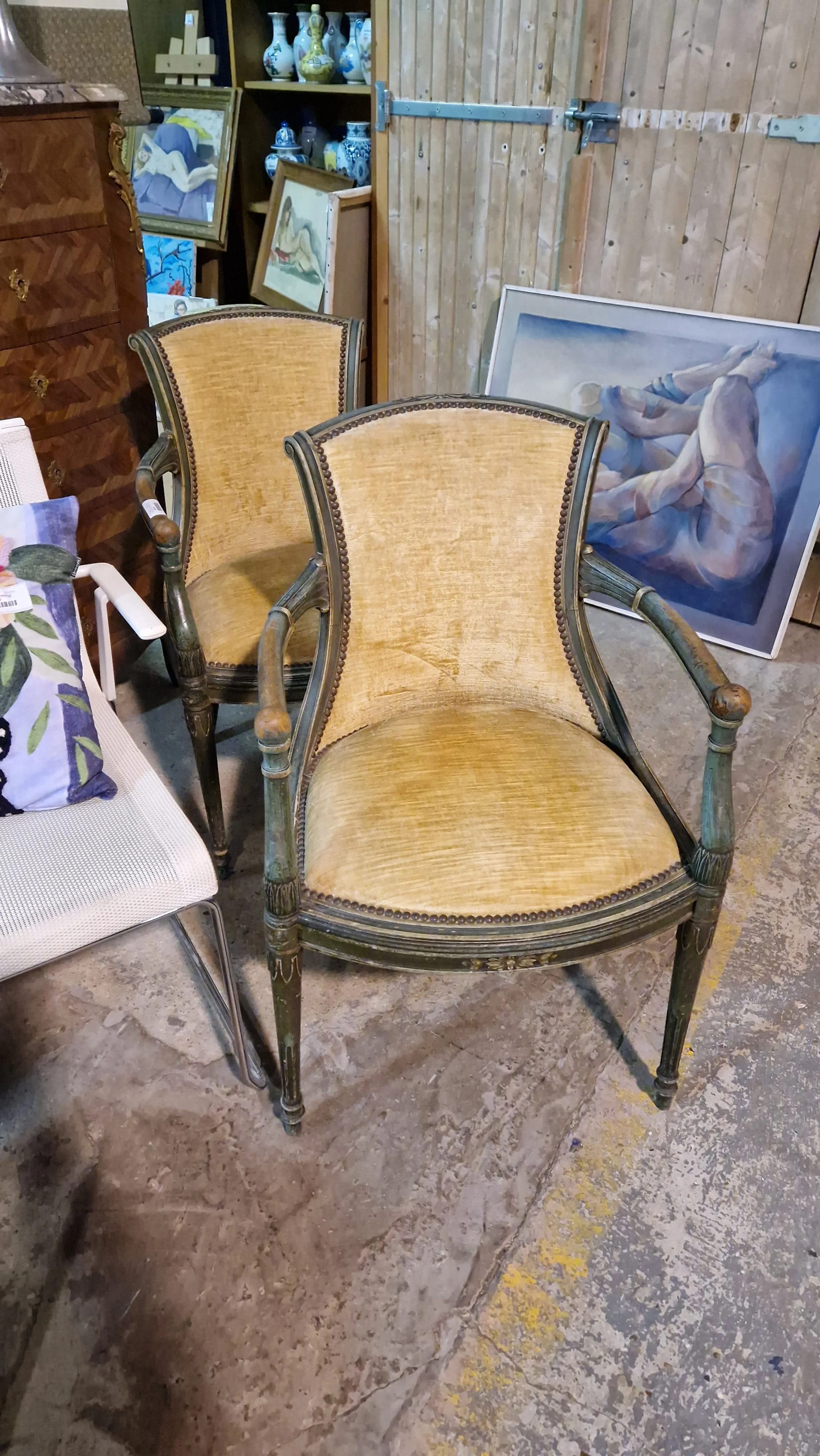 Paire fauteuils ST Directoire - 250€