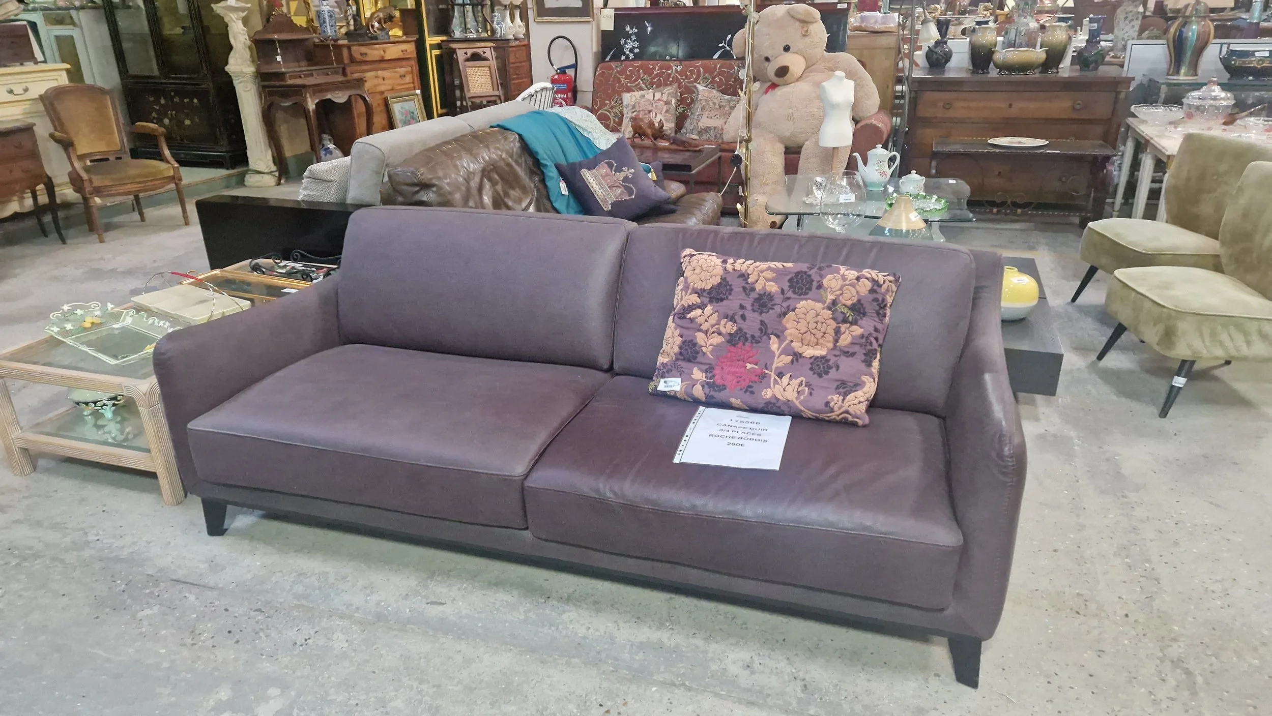 Canapé cuir Roche Bobois - 290€