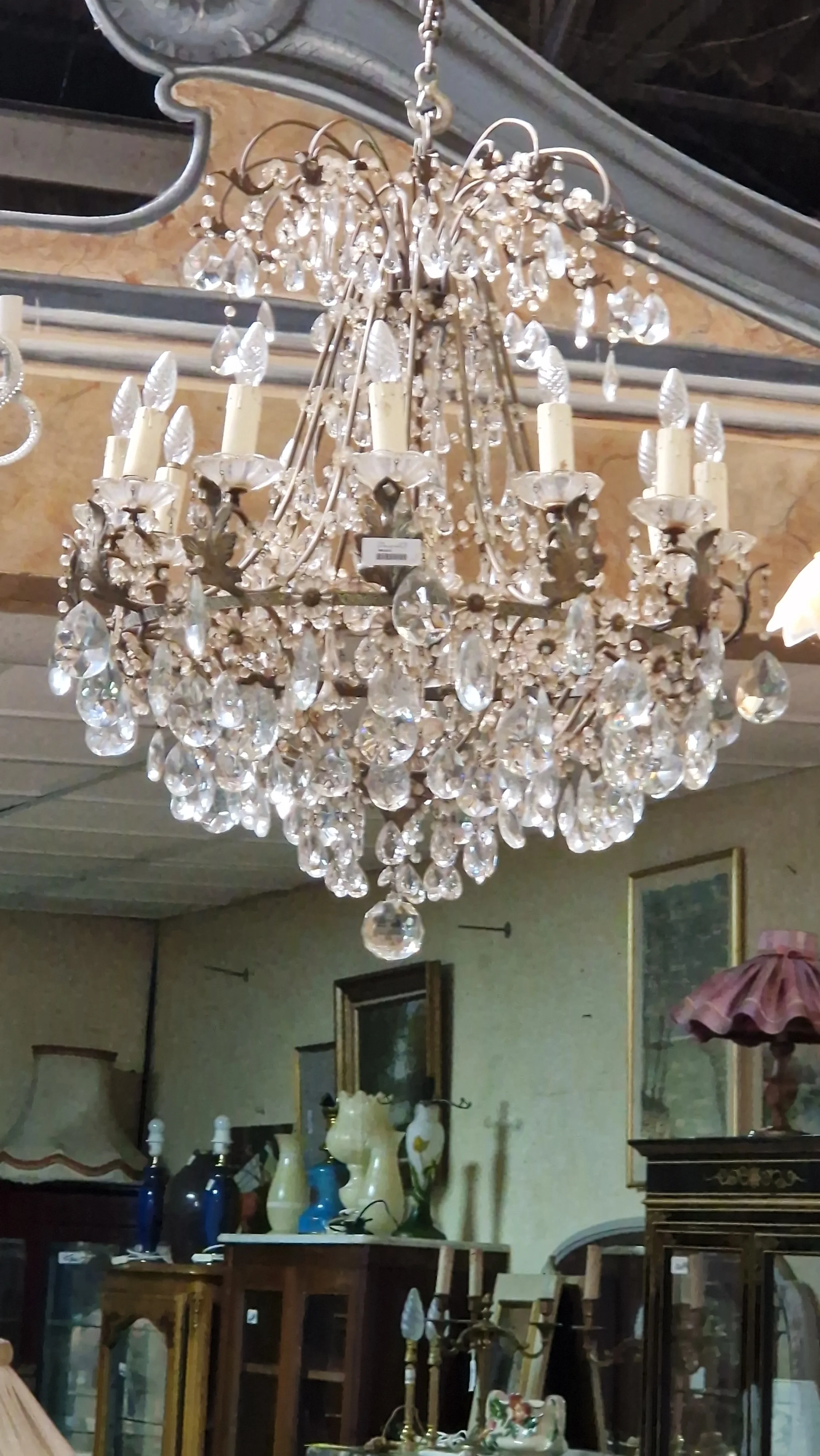 Grand Lustre à Pampilles - 800€