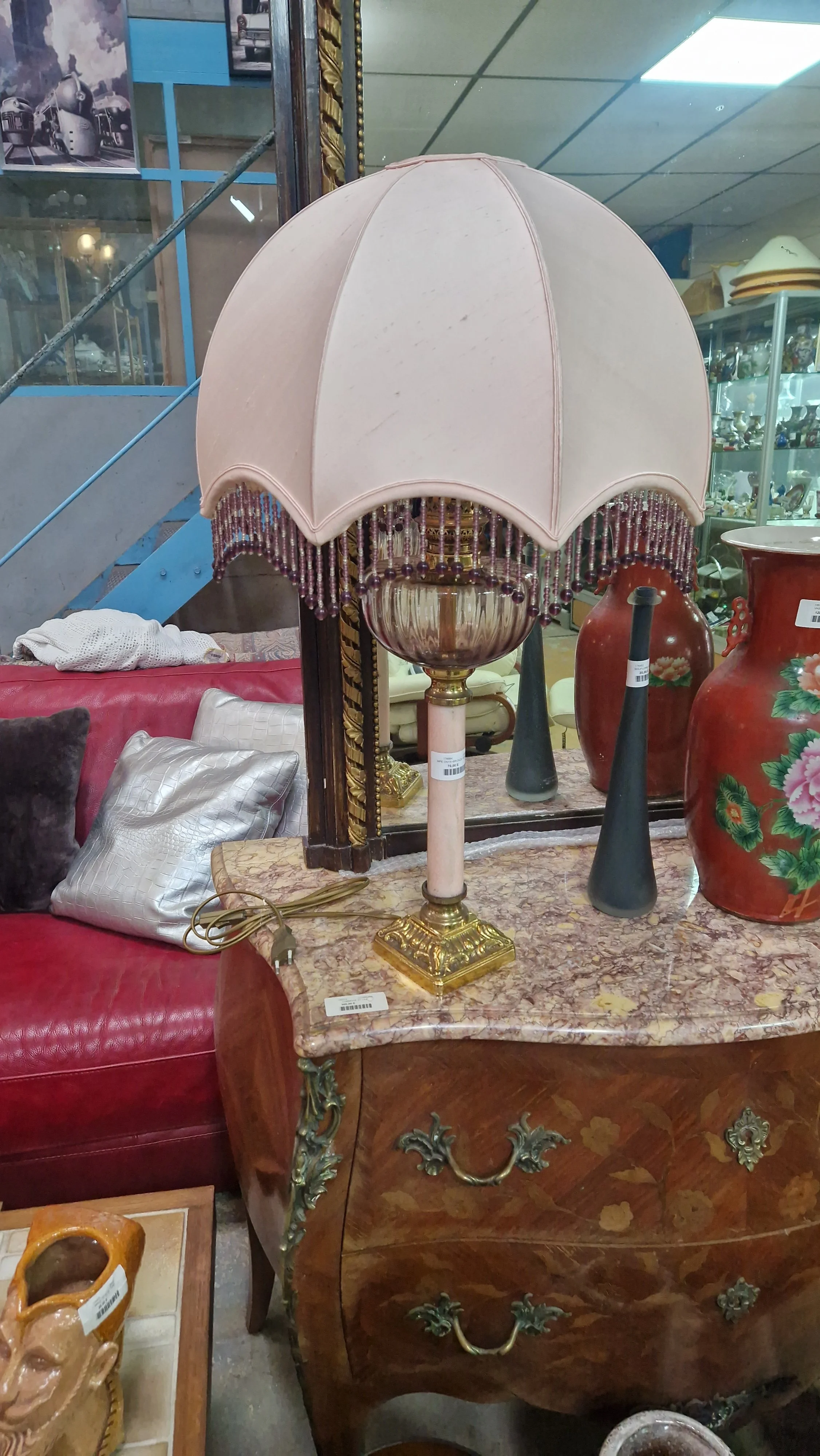 Lampe Onyx et Bronze - 70€