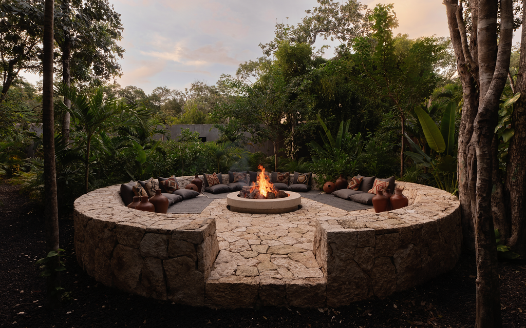 La Reserva firepit gathering
