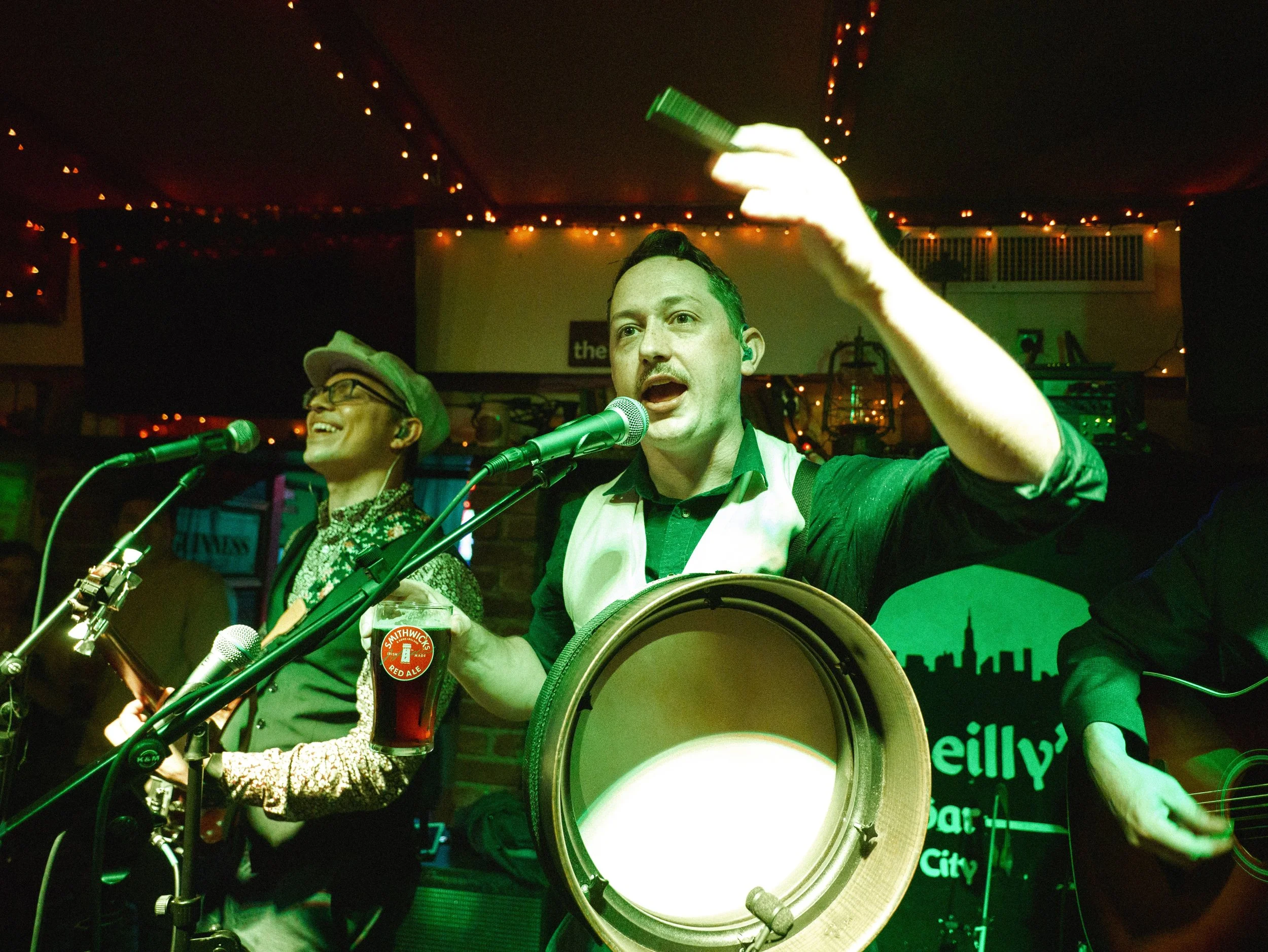 Pete hyping the crowd