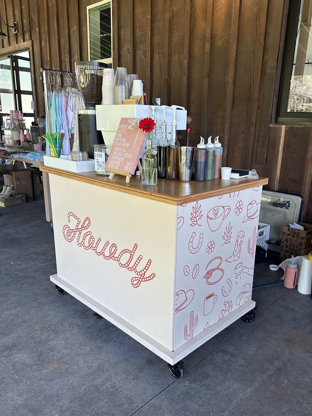 Howdy Coffee Co | Specialty Coffee Catering Cart | Portland Oregon