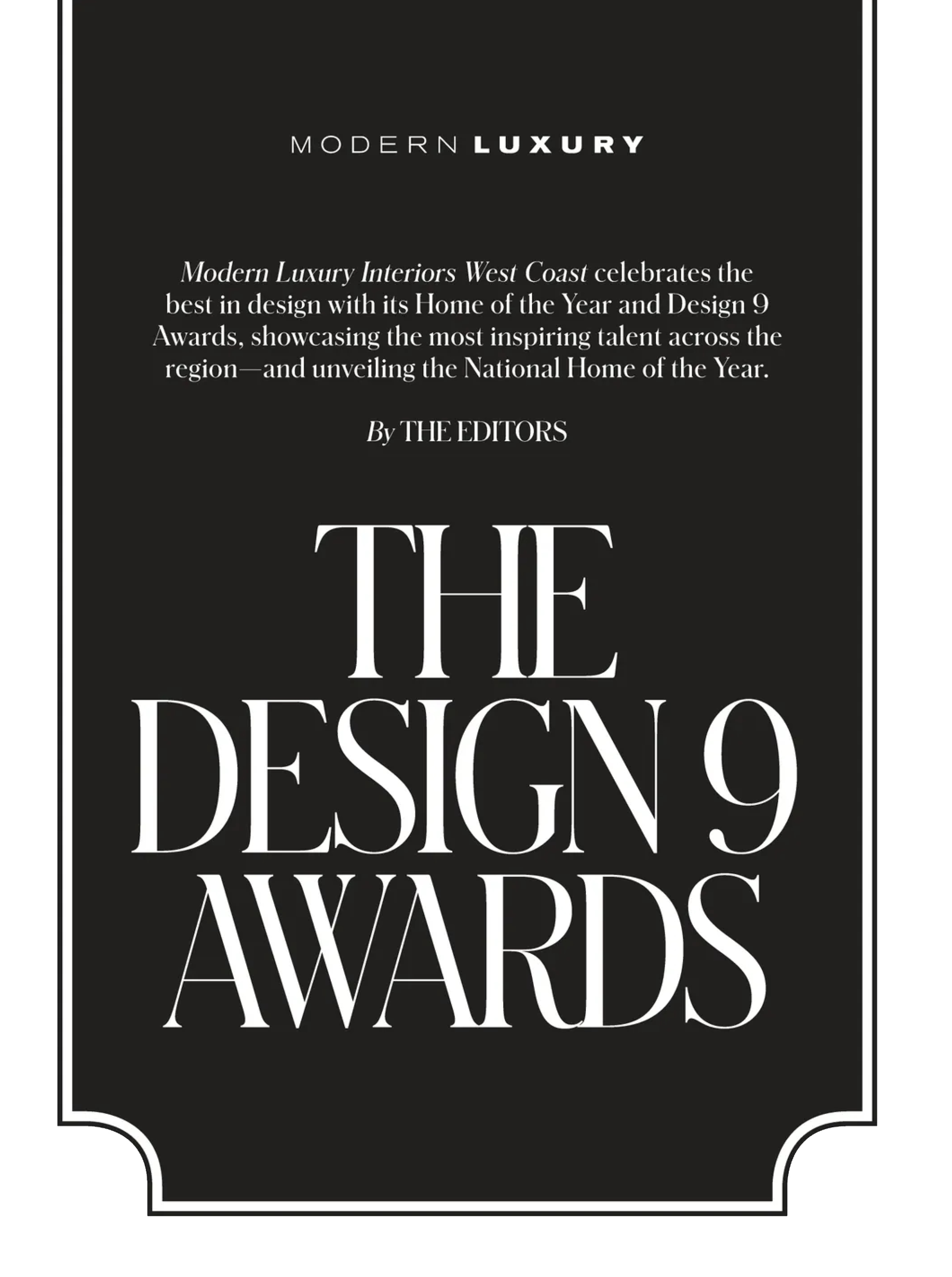 Home of the Year & Best Traditional Home MODERN LUXURY MAGAZINE