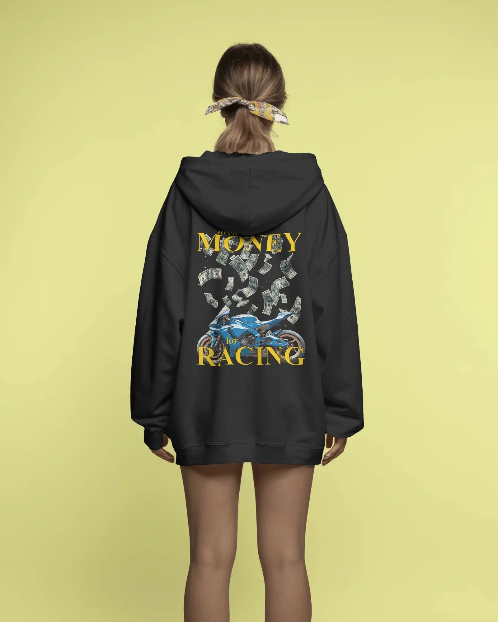 $$ 4 Racing Hoodie BK (oversized)