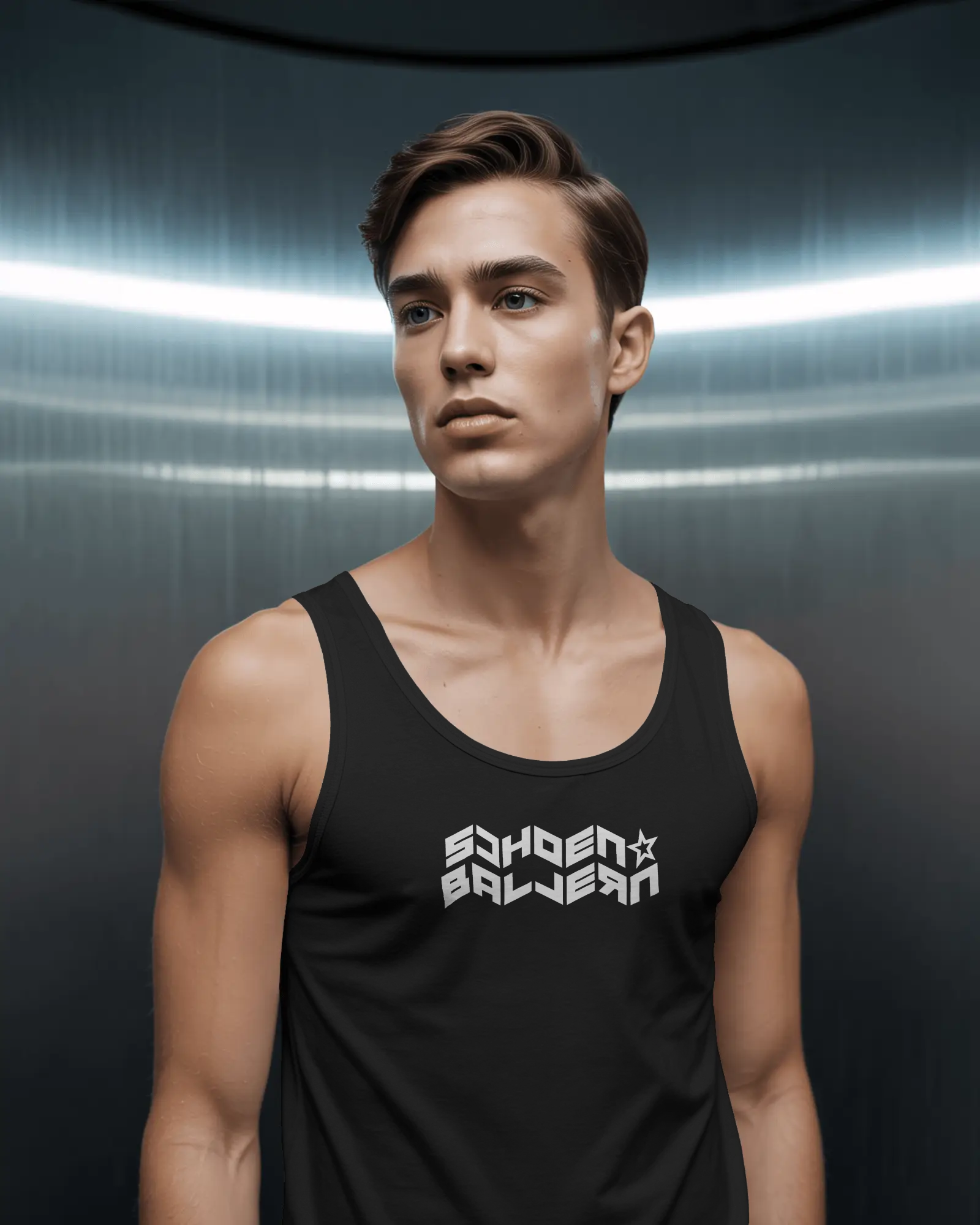 AB 26.06.26 Tank Top Waves BK