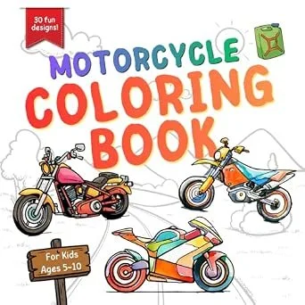 Mein erstes Motorrad Malbuch