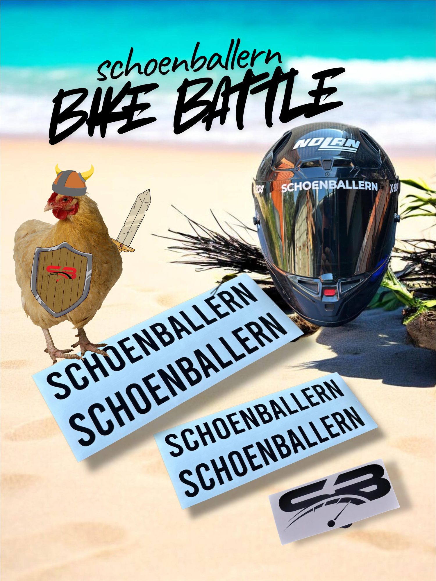 BIKE BATTLE Sticker Set