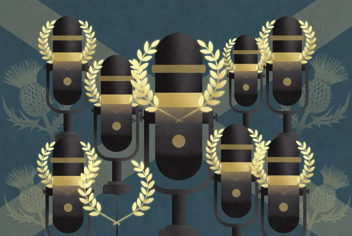 Our Clients Are All Over the Scottish Podcast Awards 2026 Shortlist