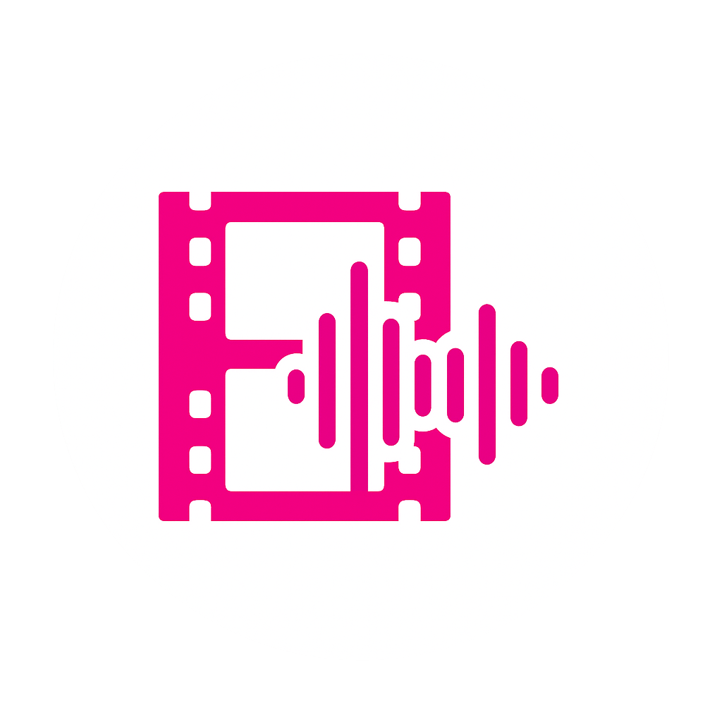 pink icon to illustrate post-production services