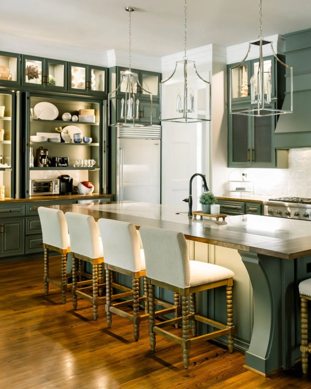 We have been working on this stunning kitchen for months (do you recognize any details that we&rsquo;ve teased?), and we&rsquo;re so excited to show you the finished product! This kitchen has an incredible combination of color and texture that make i