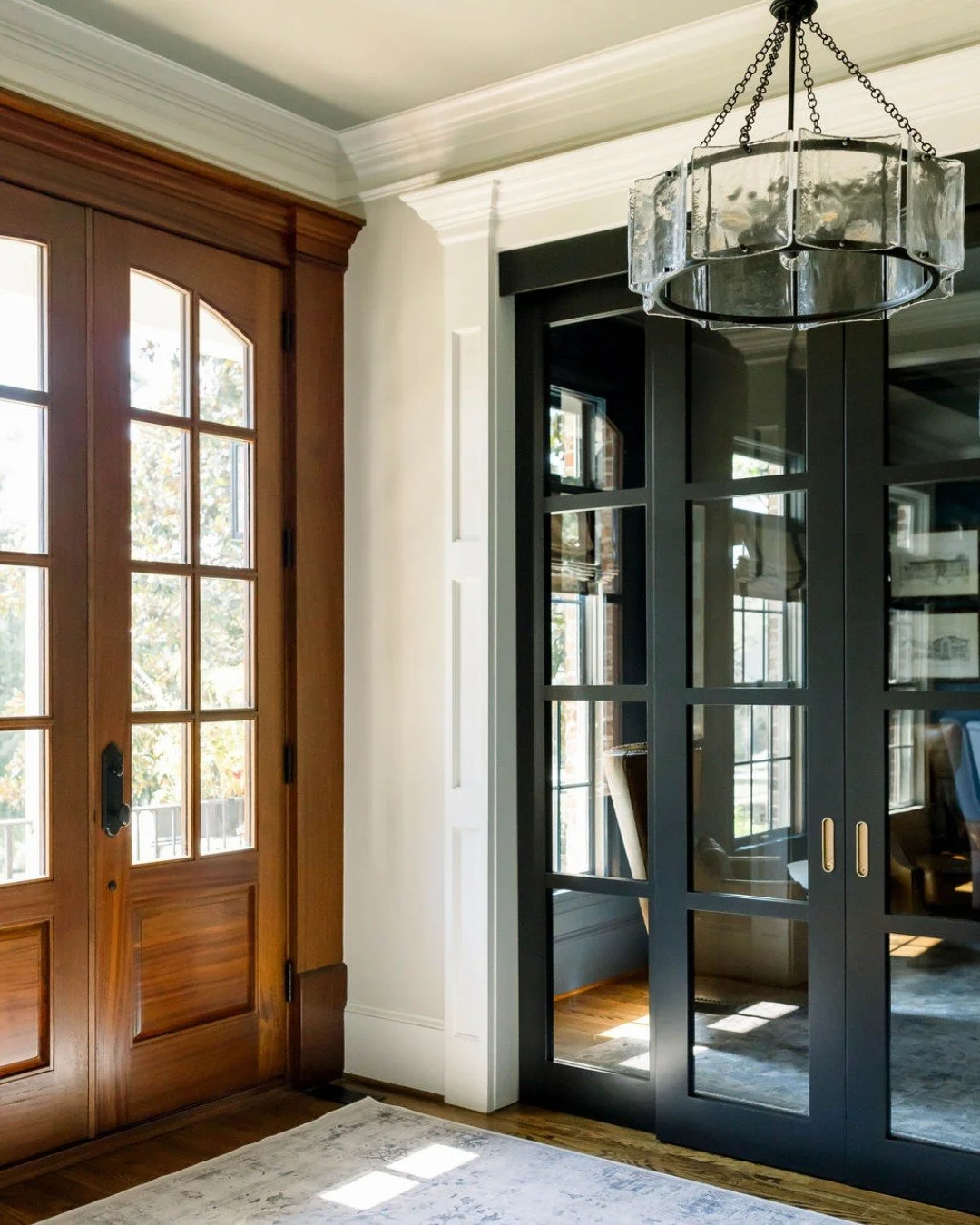 One of the biggest requests we&rsquo;ve been getting from clients recently? Custom doors! These stunners were 10 ft tall&hellip; Brian DeJong built both that entry door and the office doors for us and we couldn&rsquo;t be happier with his work. He is