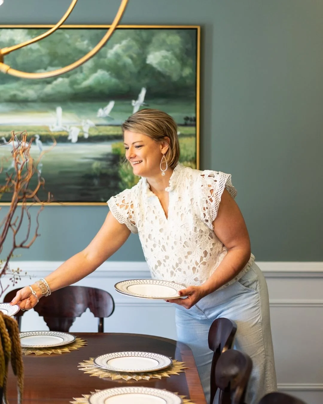 One detail we believe is totally overlooked in most homes? Setting the table!

At Brit Nelson Interiors we firmly believe your "good china" needs to be proudly used, and the habit of setting the table is a great way to add a little beauty i