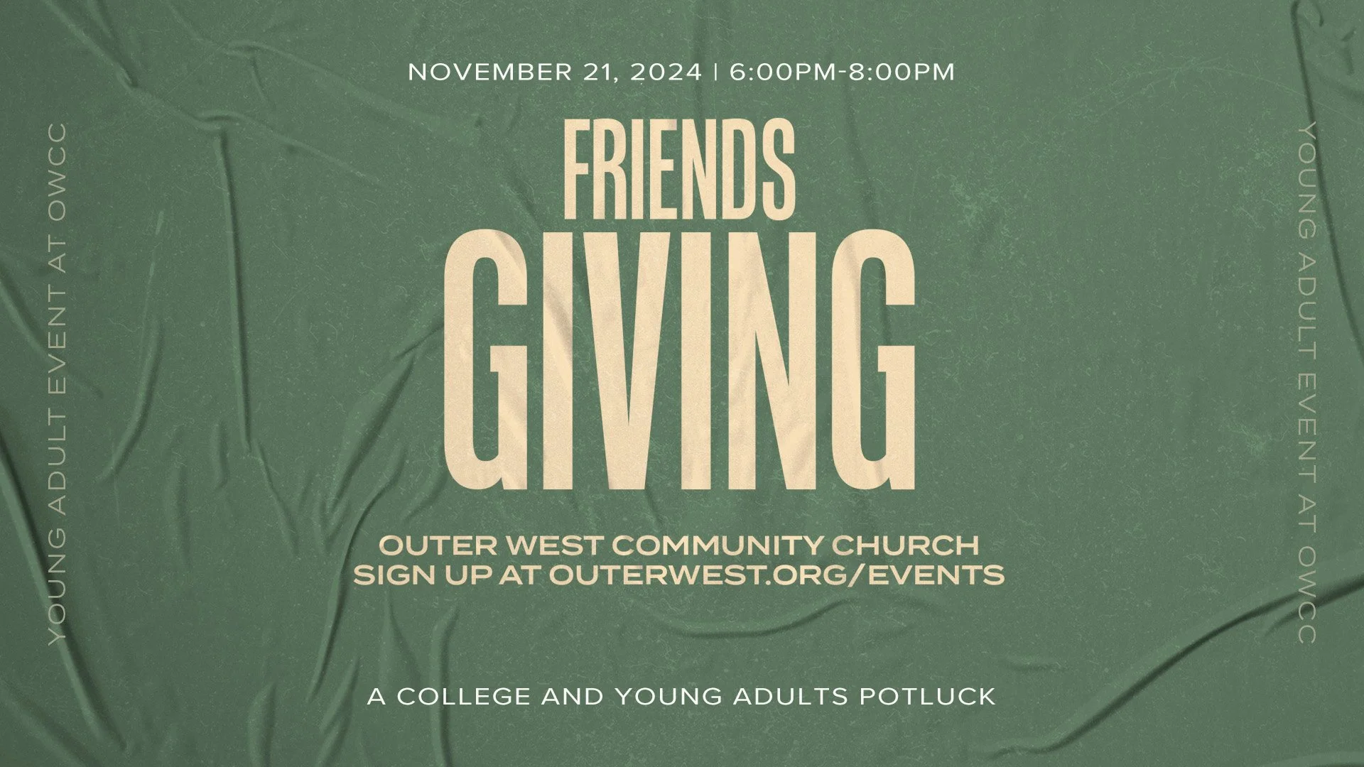 College & Young Adults Friendsgiving