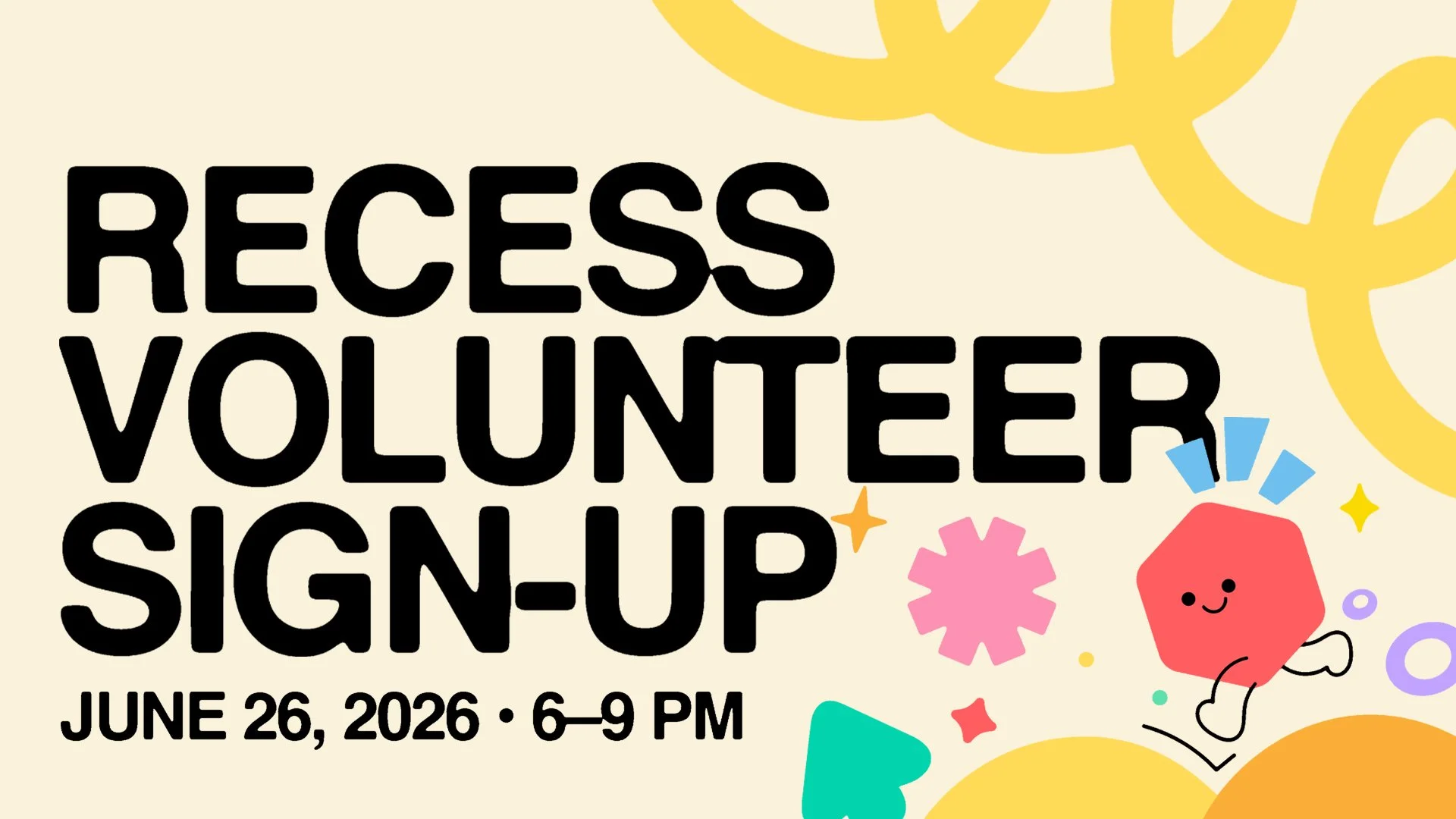 Recess Volunteer Sign-Up