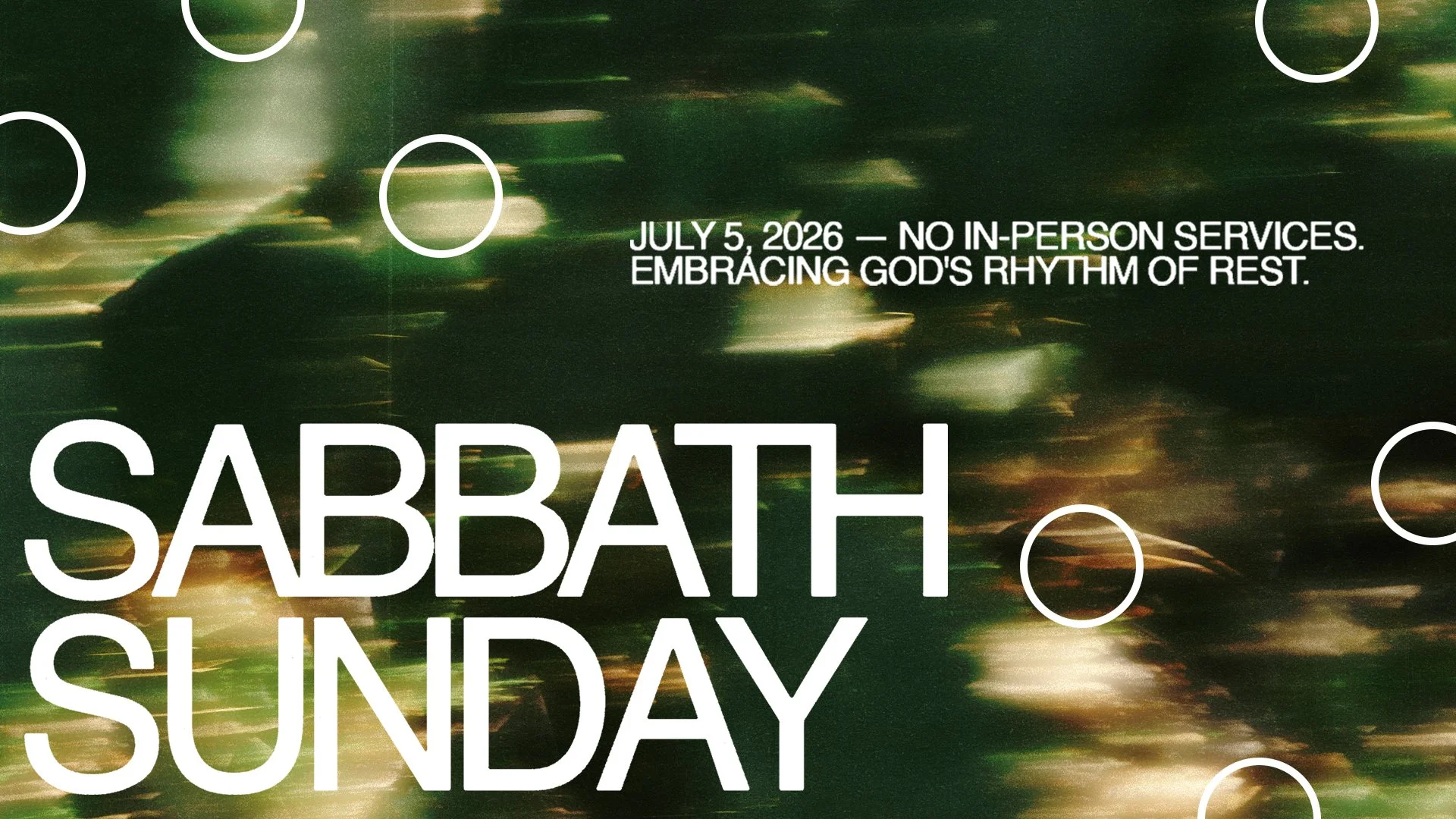 Sabbath Sunday