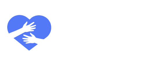 Graphic of a heart with hands holding it, depicting a loving and caring environment.