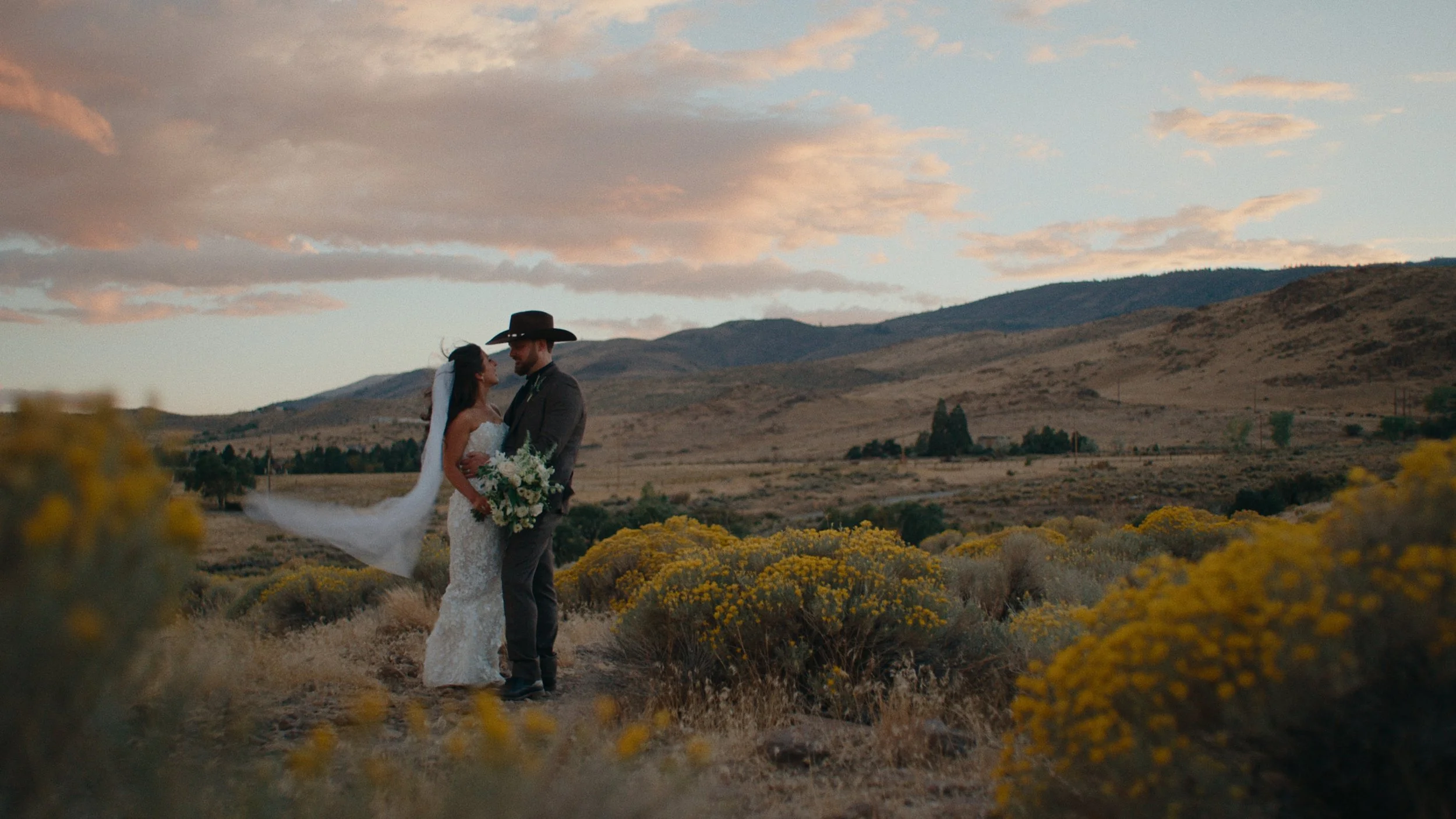 Desert wedding in Nevada