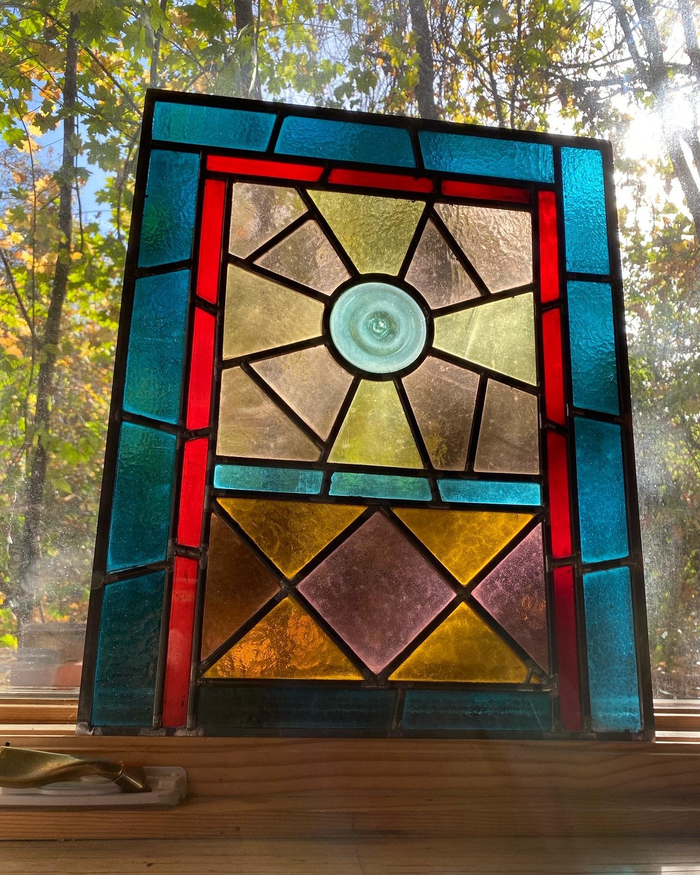 Full restoration of antique panel