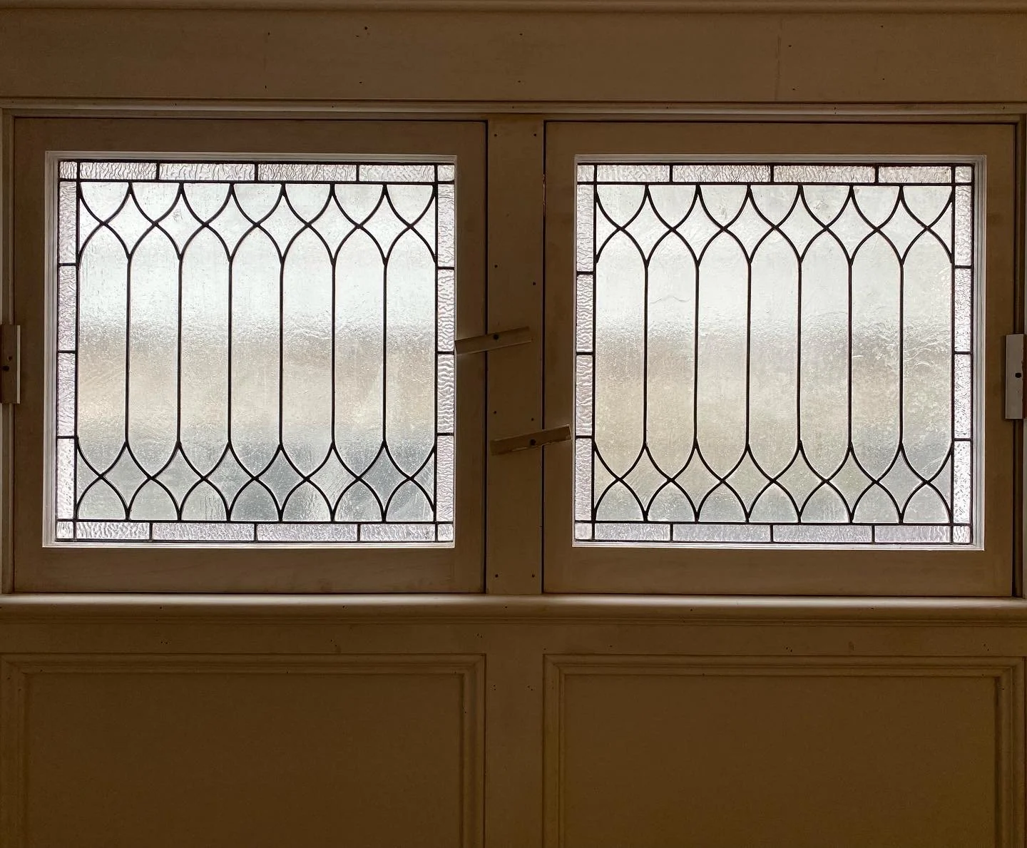 Custom leaded panels for historic home on Macomb st NW*