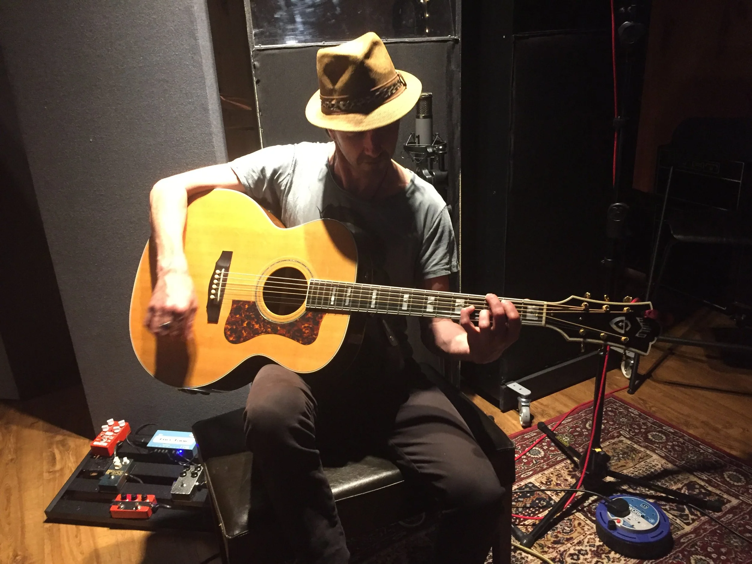 Jonnie Jude recording at Soundcaster Studios