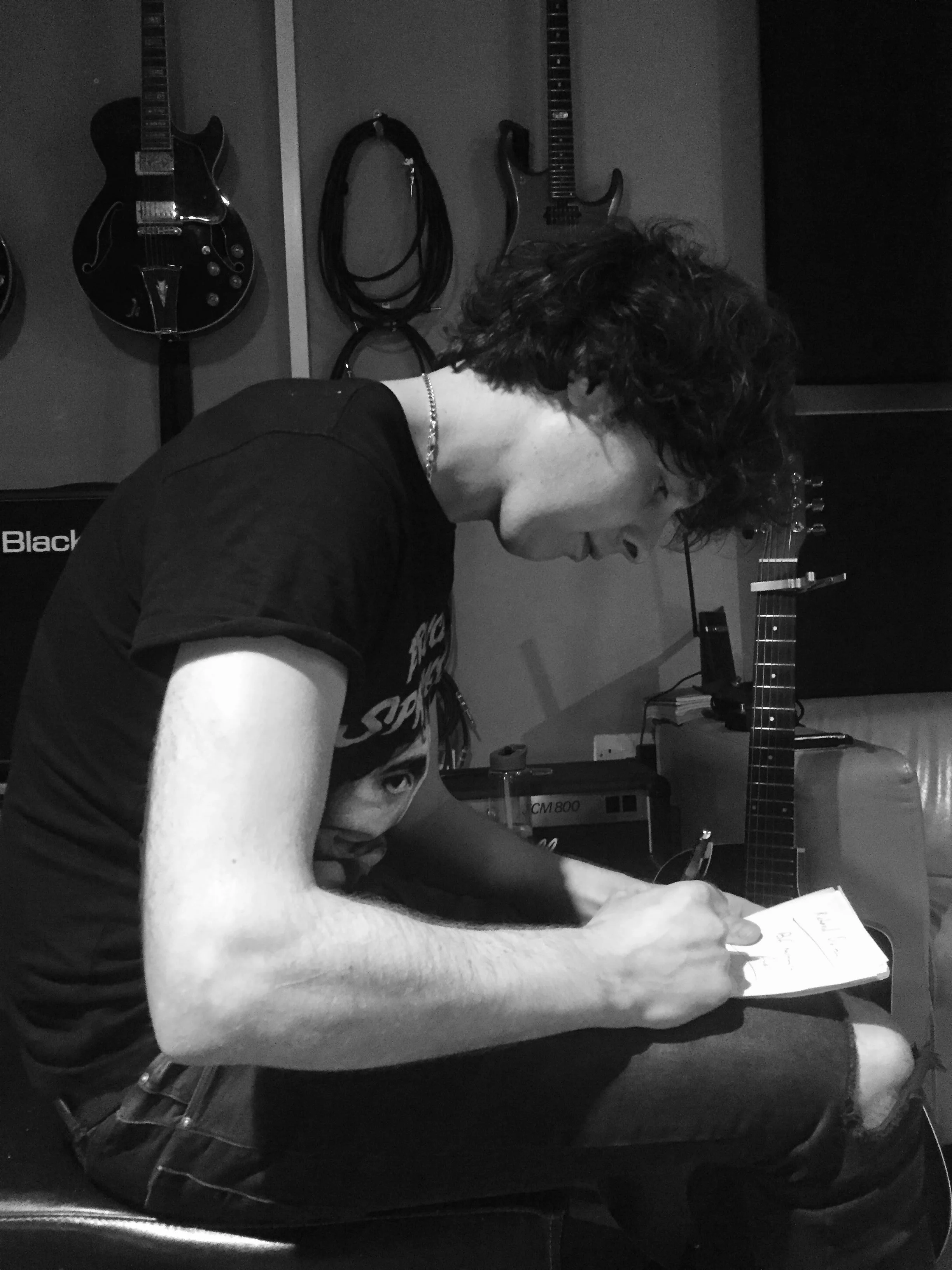 Taking notes between takes
