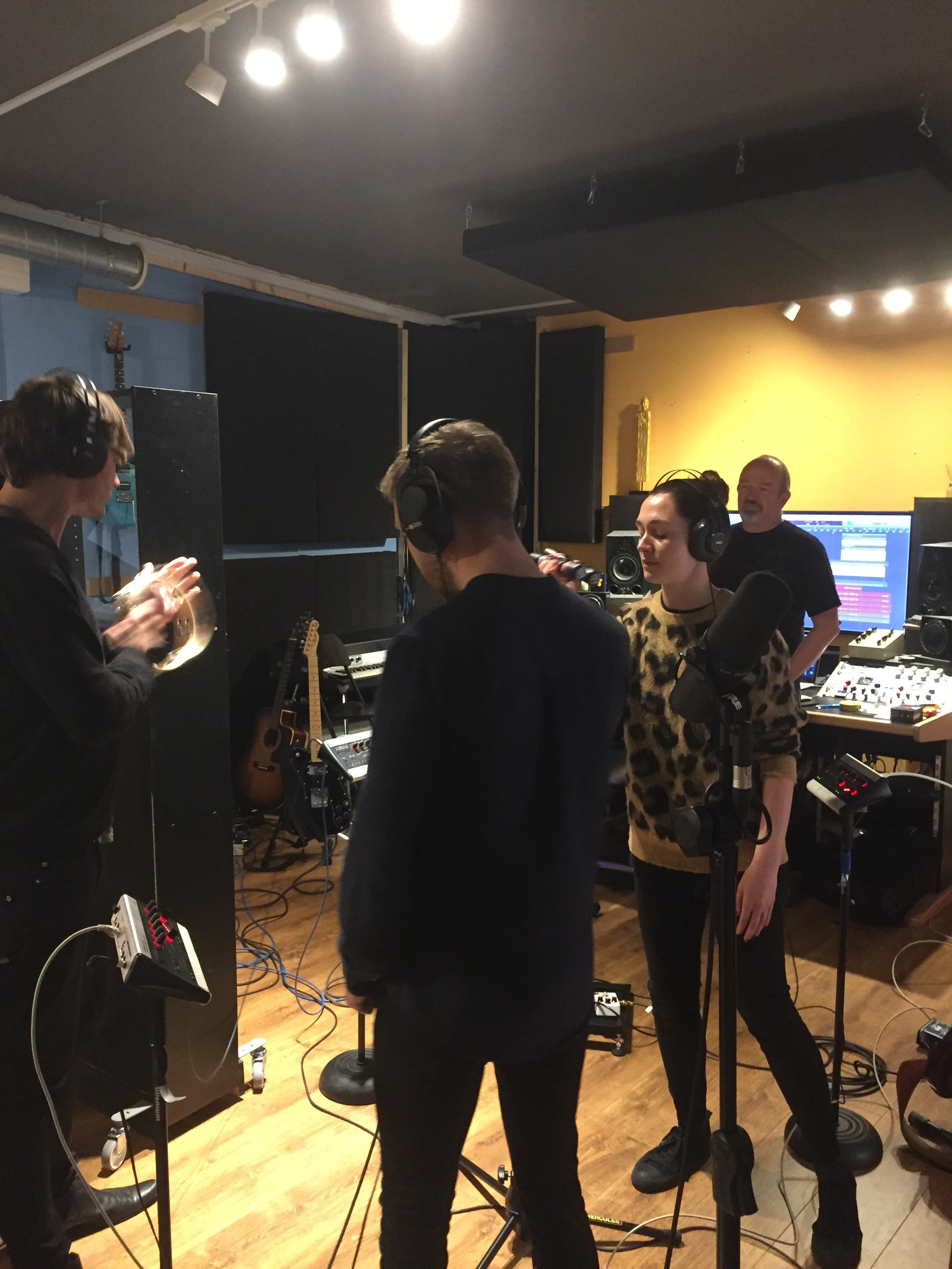 Driver Driver recording at Soundcaster Studios