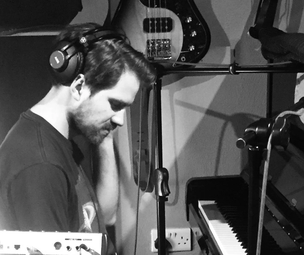 Kit Downes recording at Soundcaster Studios