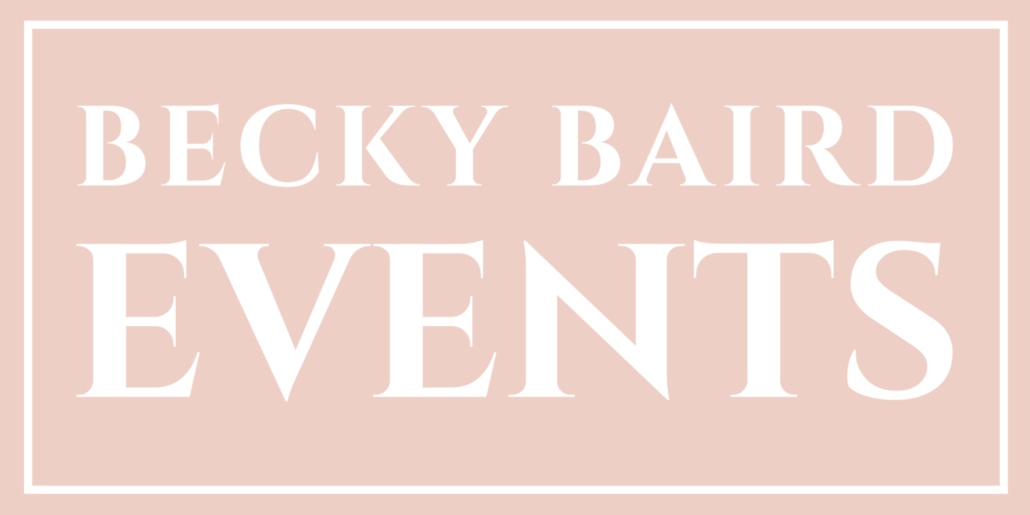 Becky Baird Events