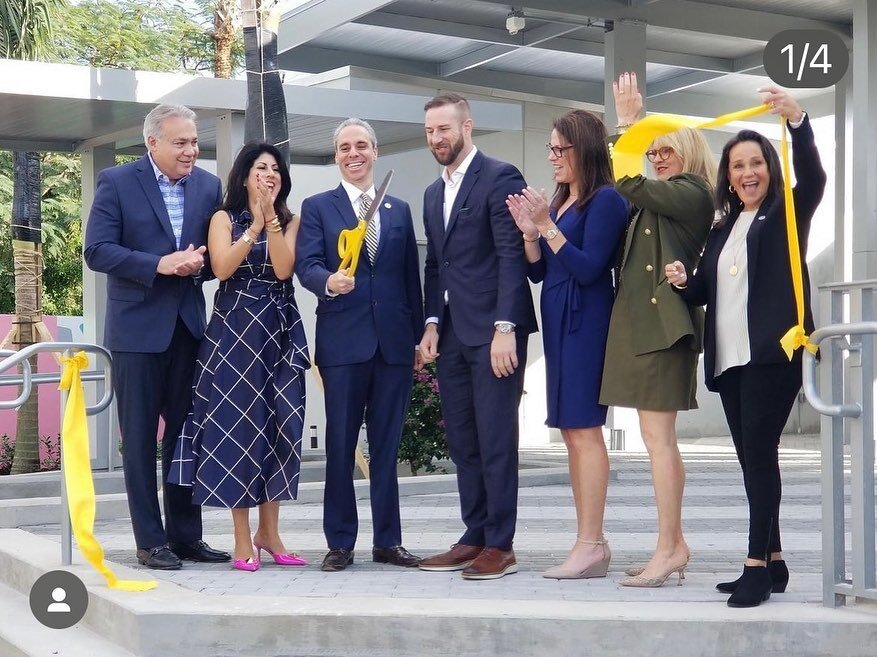 The Brightline train station in Boca Raton celebrated their opening today !  Yay! Tickets to/from Boca Raton can be booked starting tomorrow, December 21st. The station is located at 101 NW 4th Street, 5 minutes walking distance to the Mizner Park re