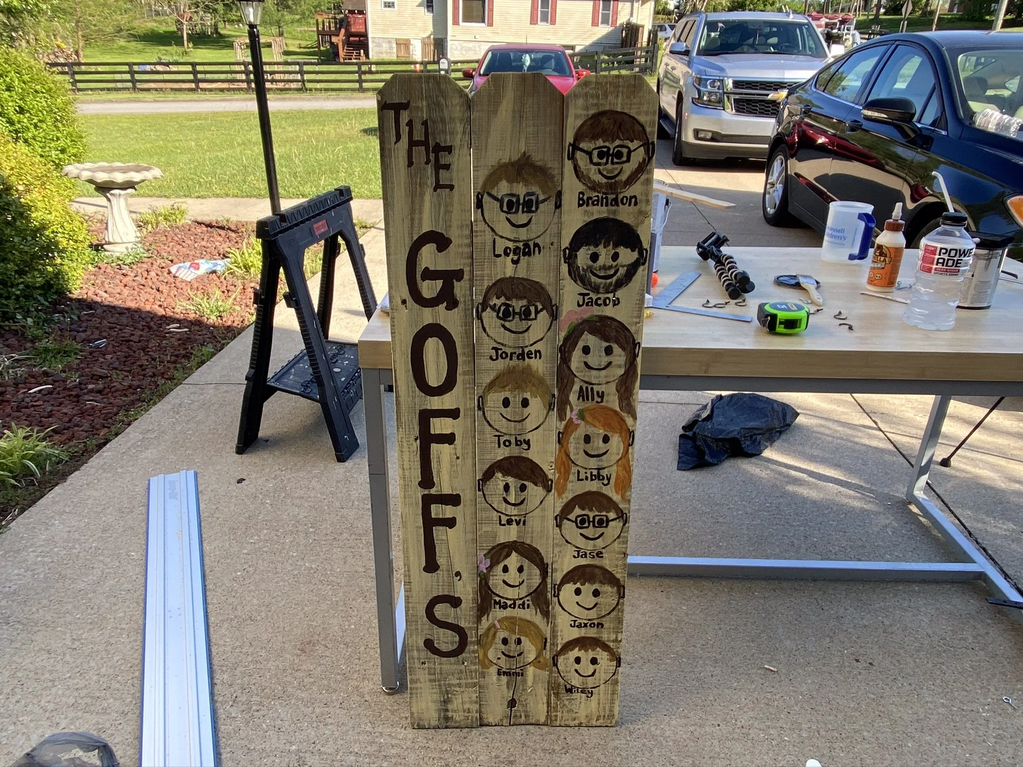 Family Porch Sign